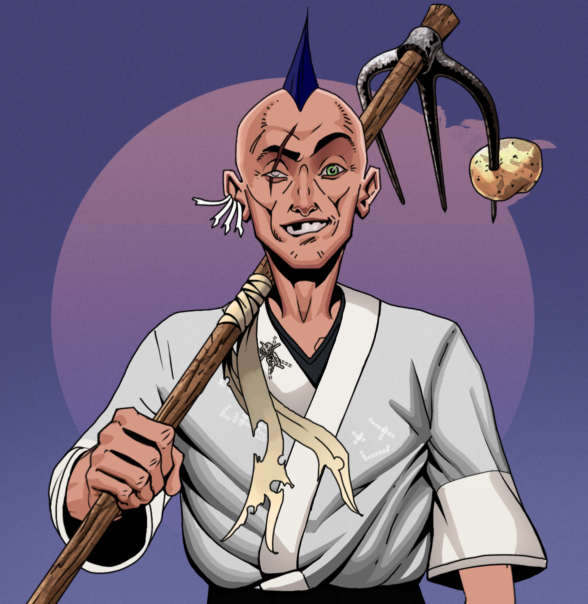 One-Eyed Itsuki — Degen Dojo fighter