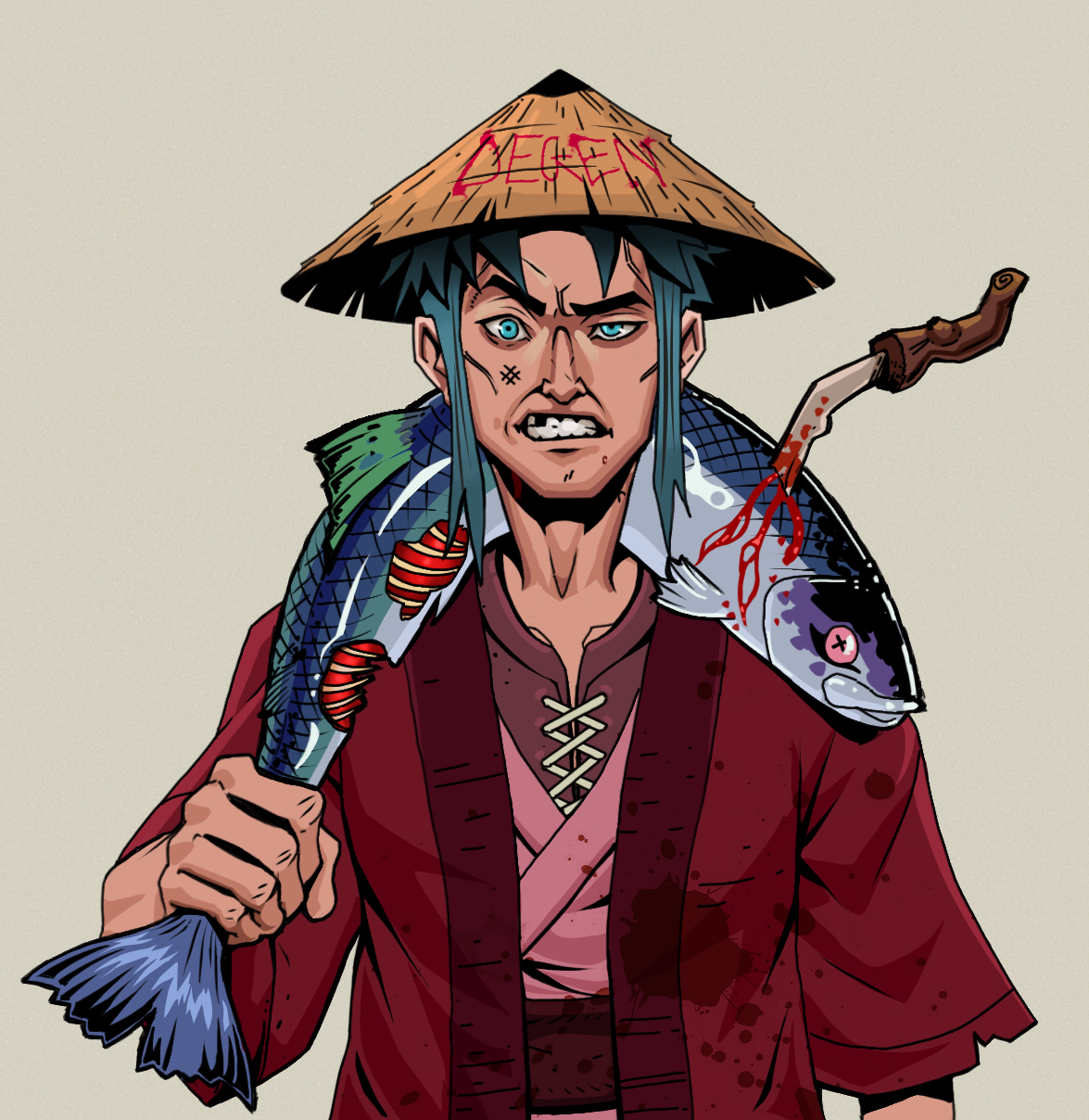 Akuma — Degen Dojo fighter
