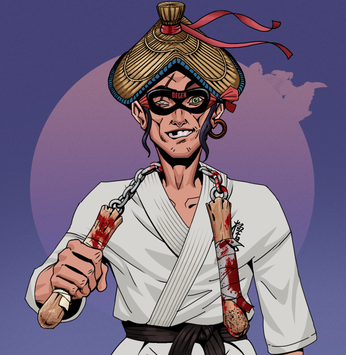One-Eyed Itsuki — Degen Dojo fighter