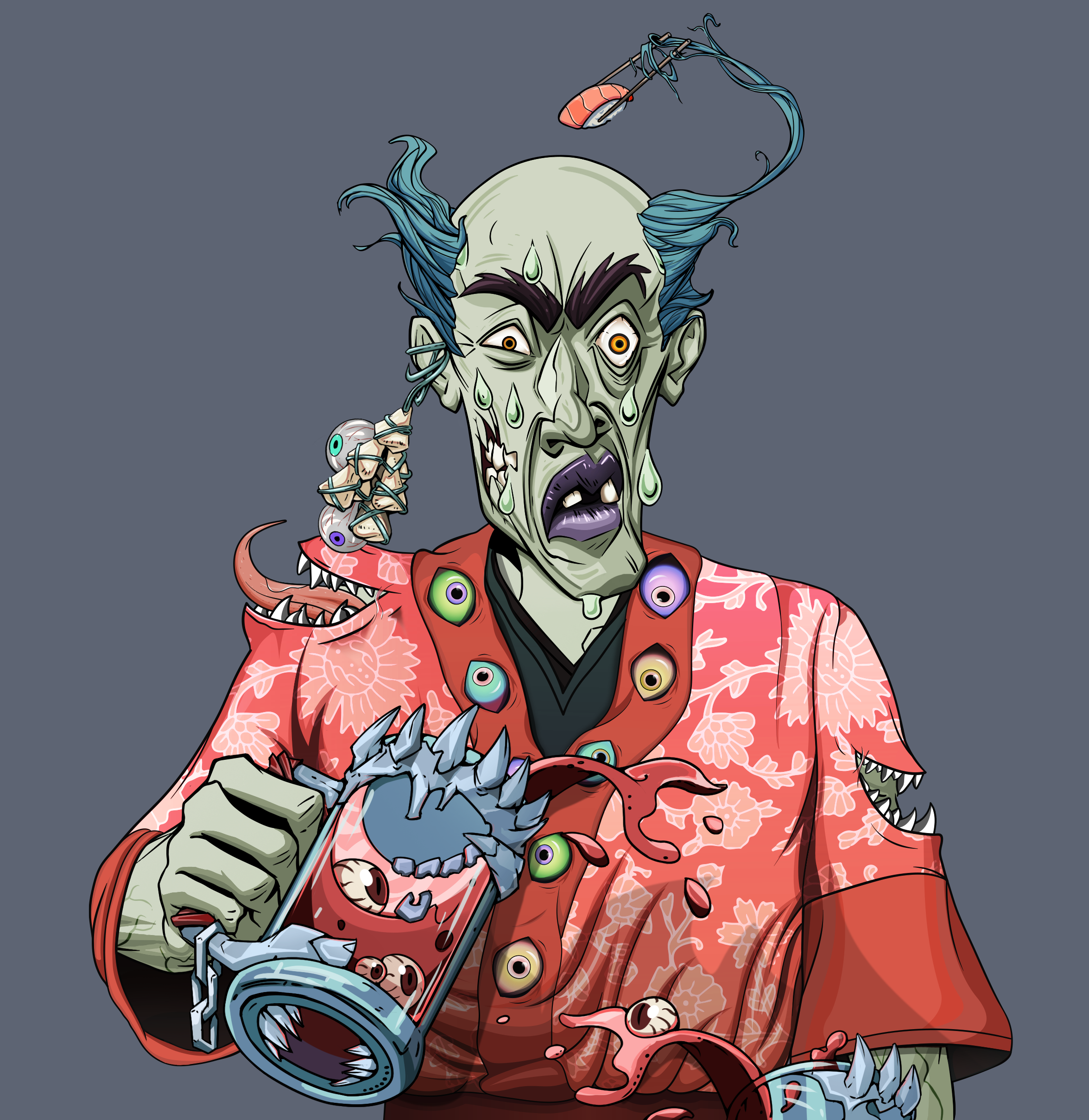 Stresshead Rin — Degen Dojo fighter