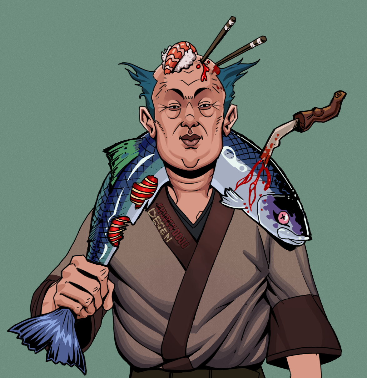 Fat Bob — Degen Dojo fighter