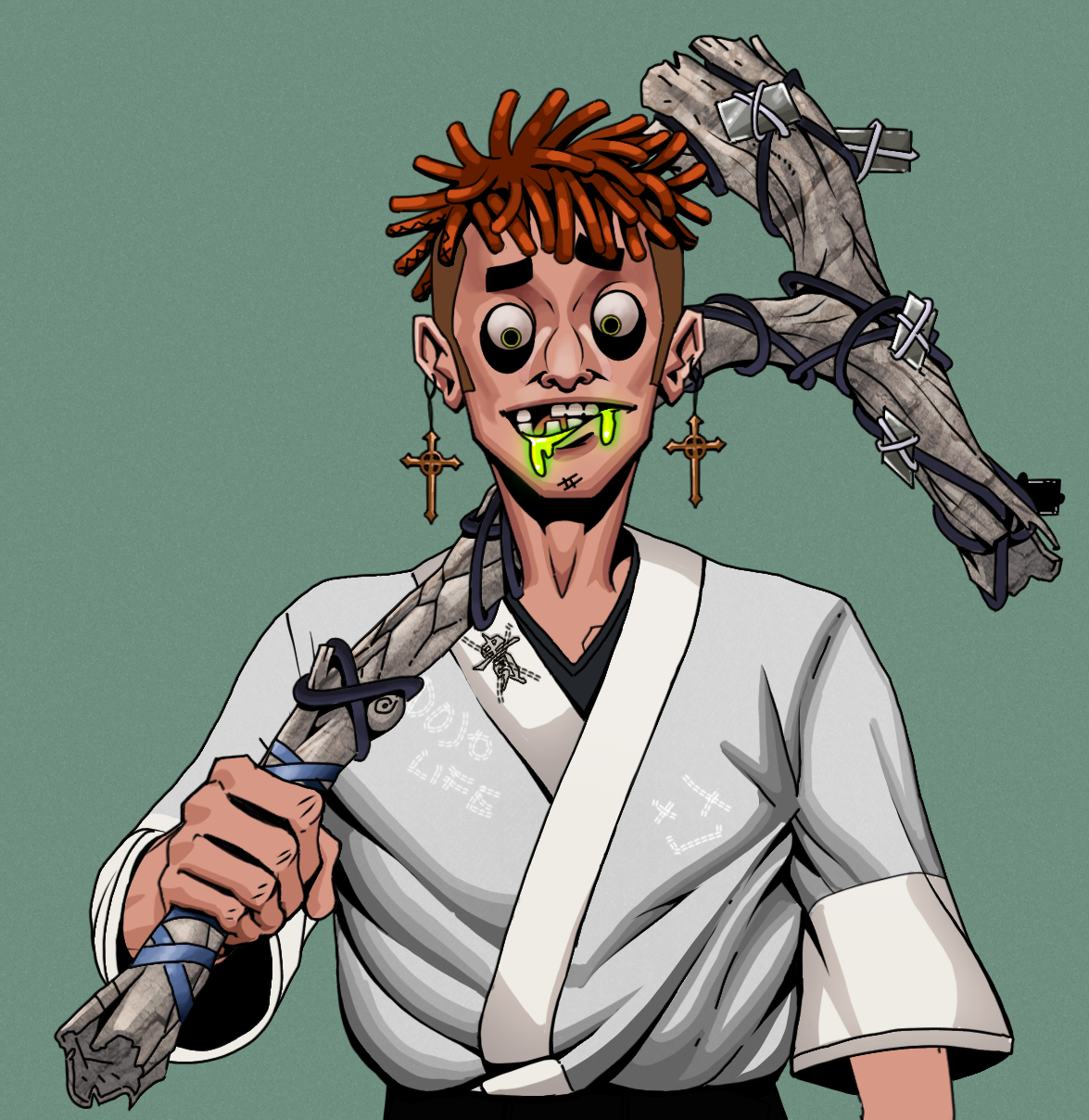 Toxic Azuma — Degen Dojo fighter