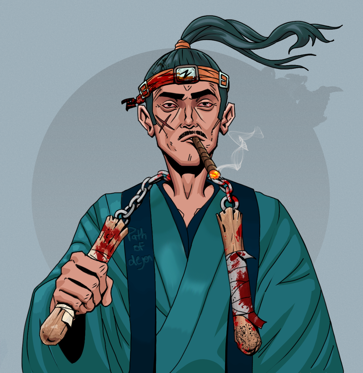 Raikou The Stoner — Degen Dojo fighter