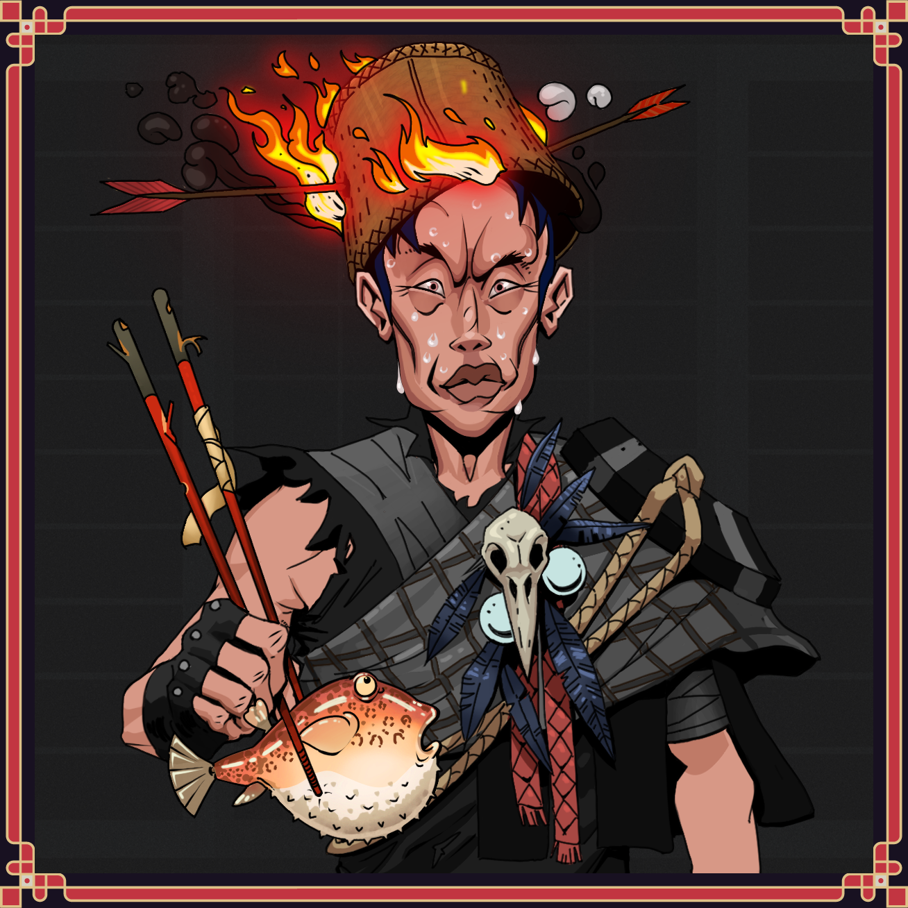 Thrusting Lion Trap — Degen Dojo Special Move