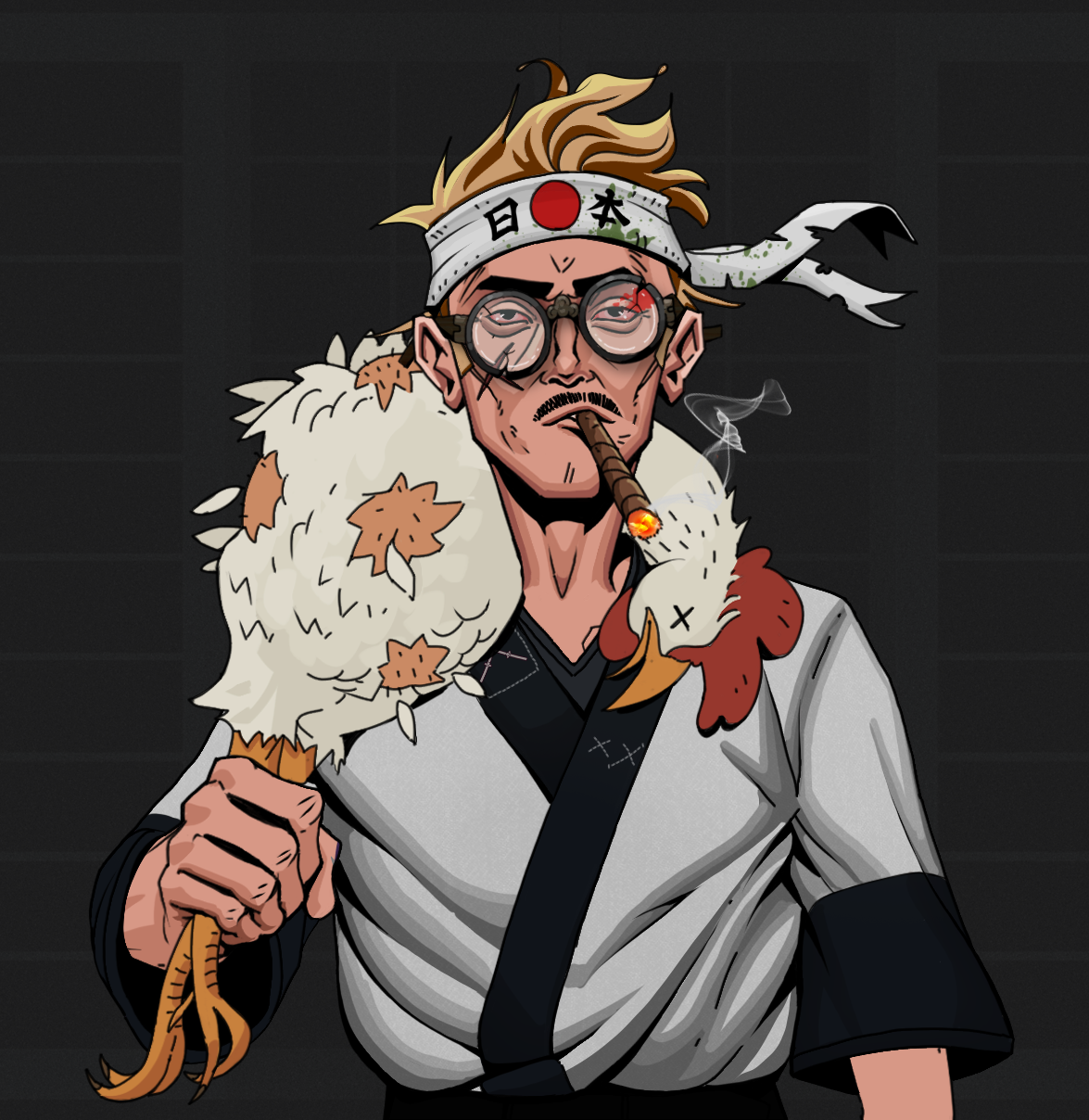 Raikou The Stoner — Degen Dojo fighter