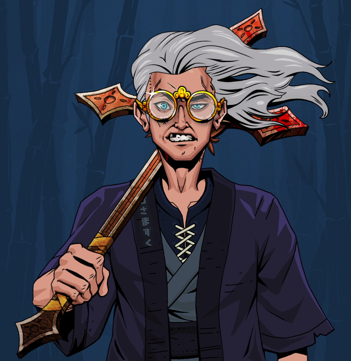 Akuma — Degen Dojo fighter