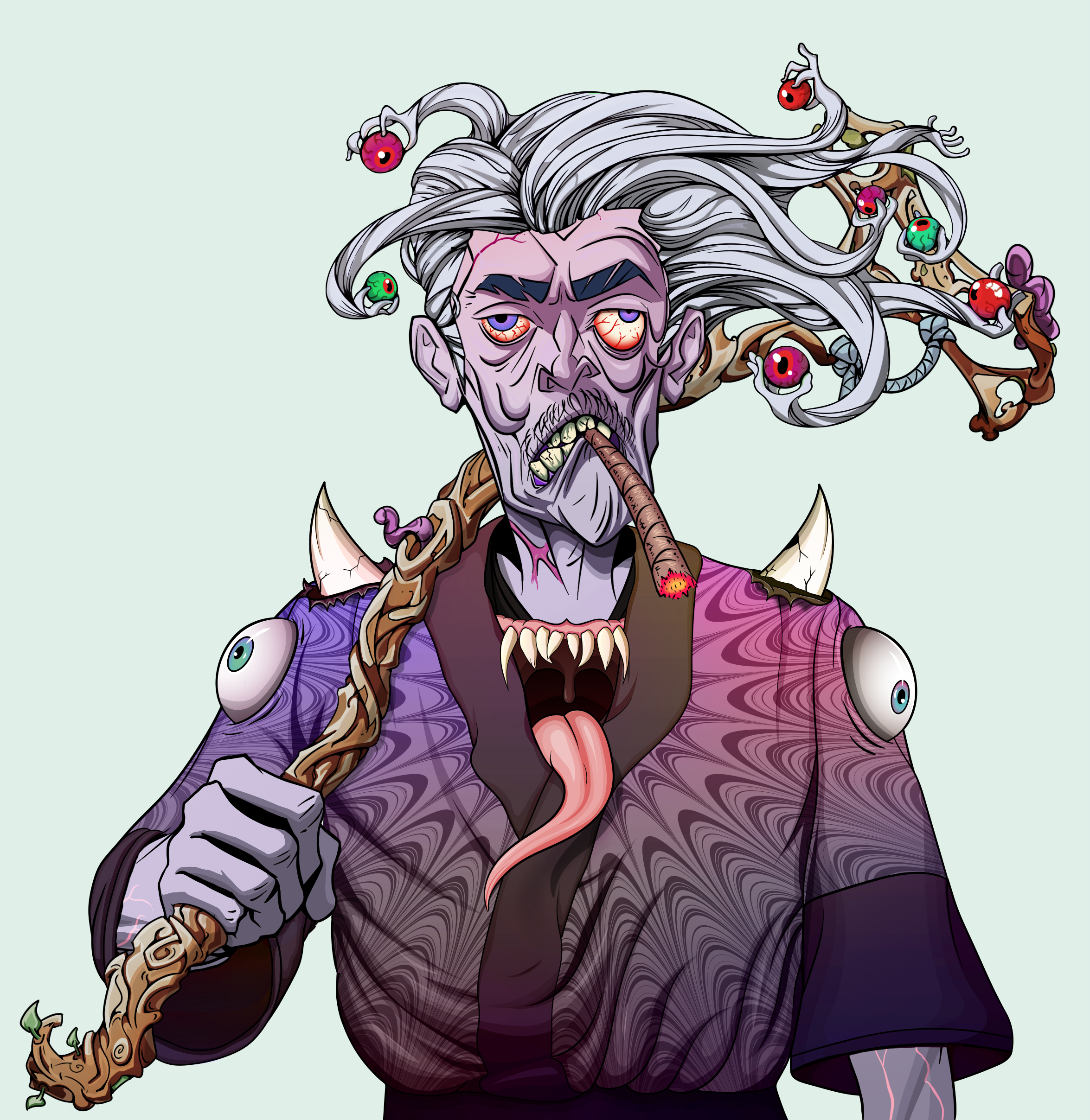 Raikou The Stoner — Degen Dojo fighter