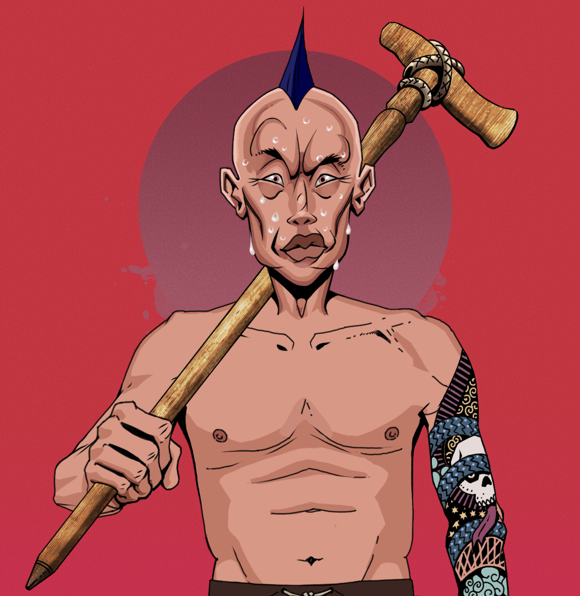 Stresshead Rin — Degen Dojo fighter