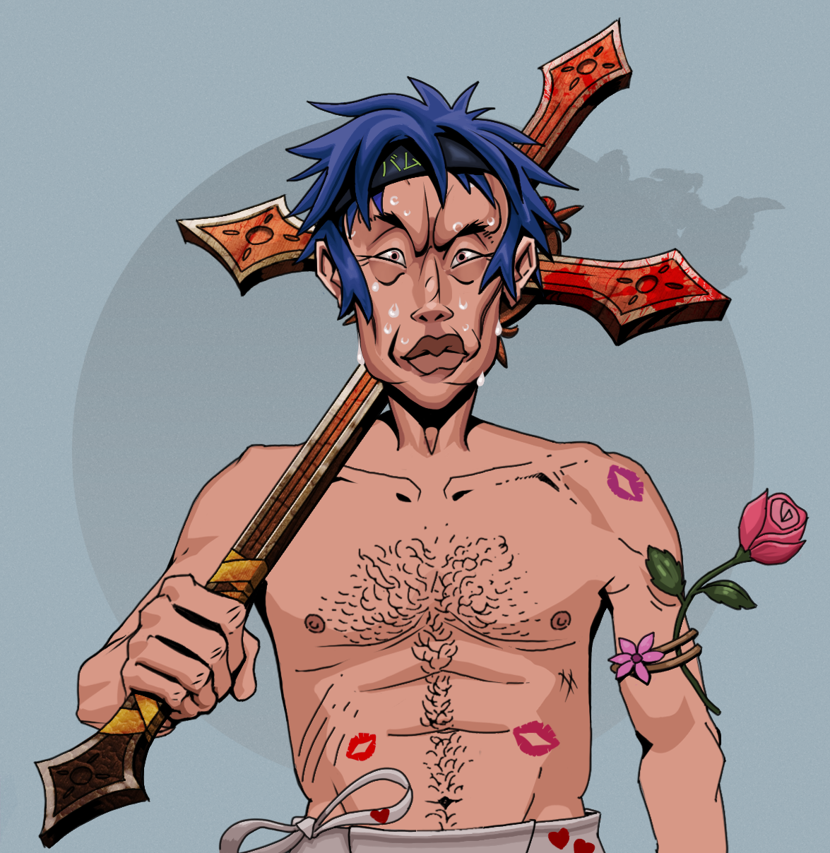 Stresshead Rin — Degen Dojo fighter