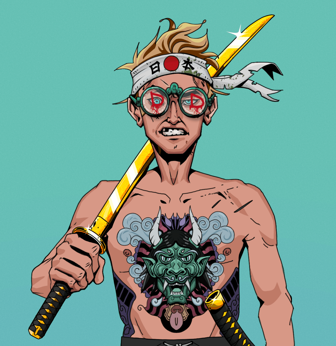 Akuma — Degen Dojo fighter