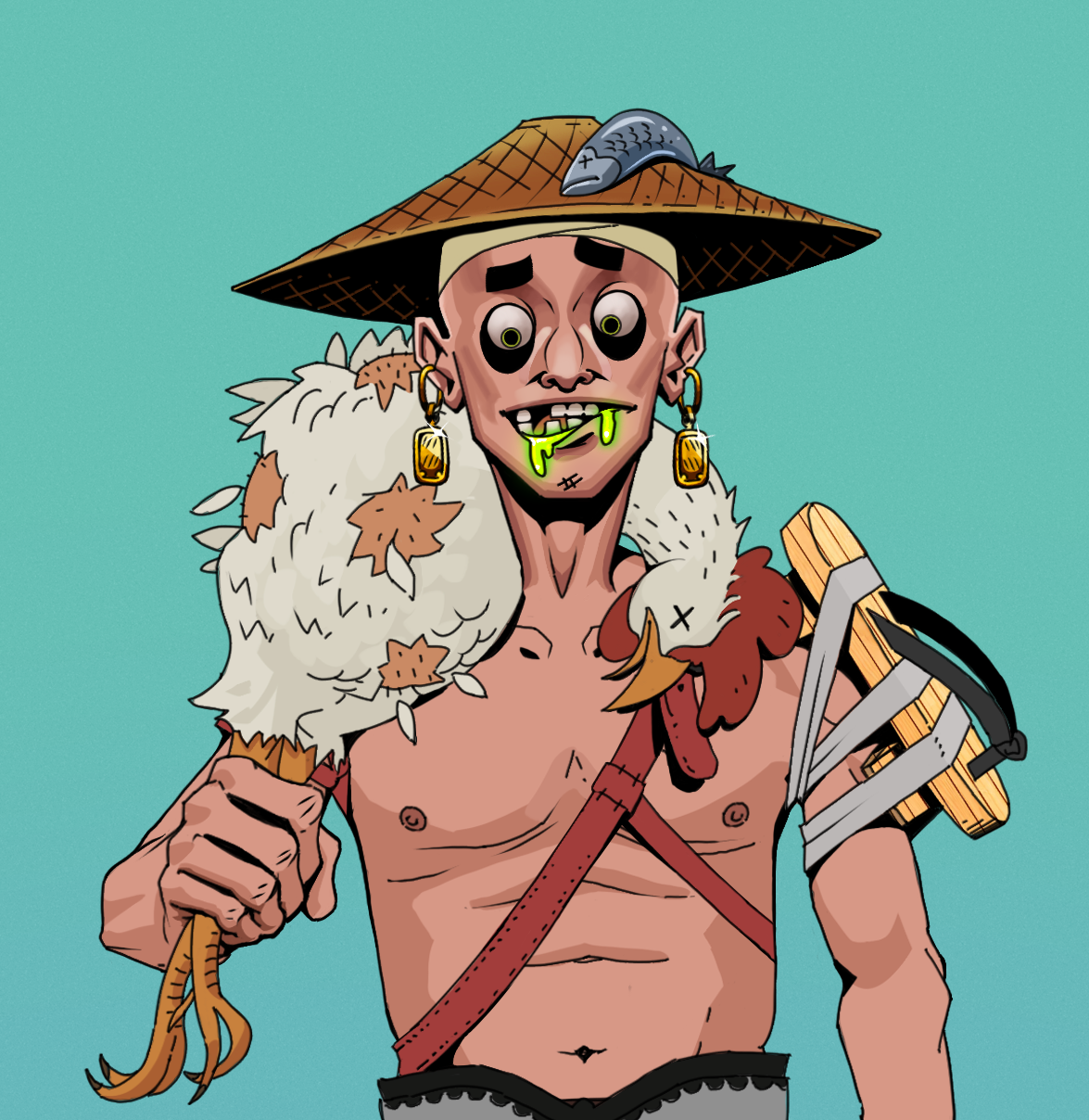 Toxic Azuma — Degen Dojo fighter