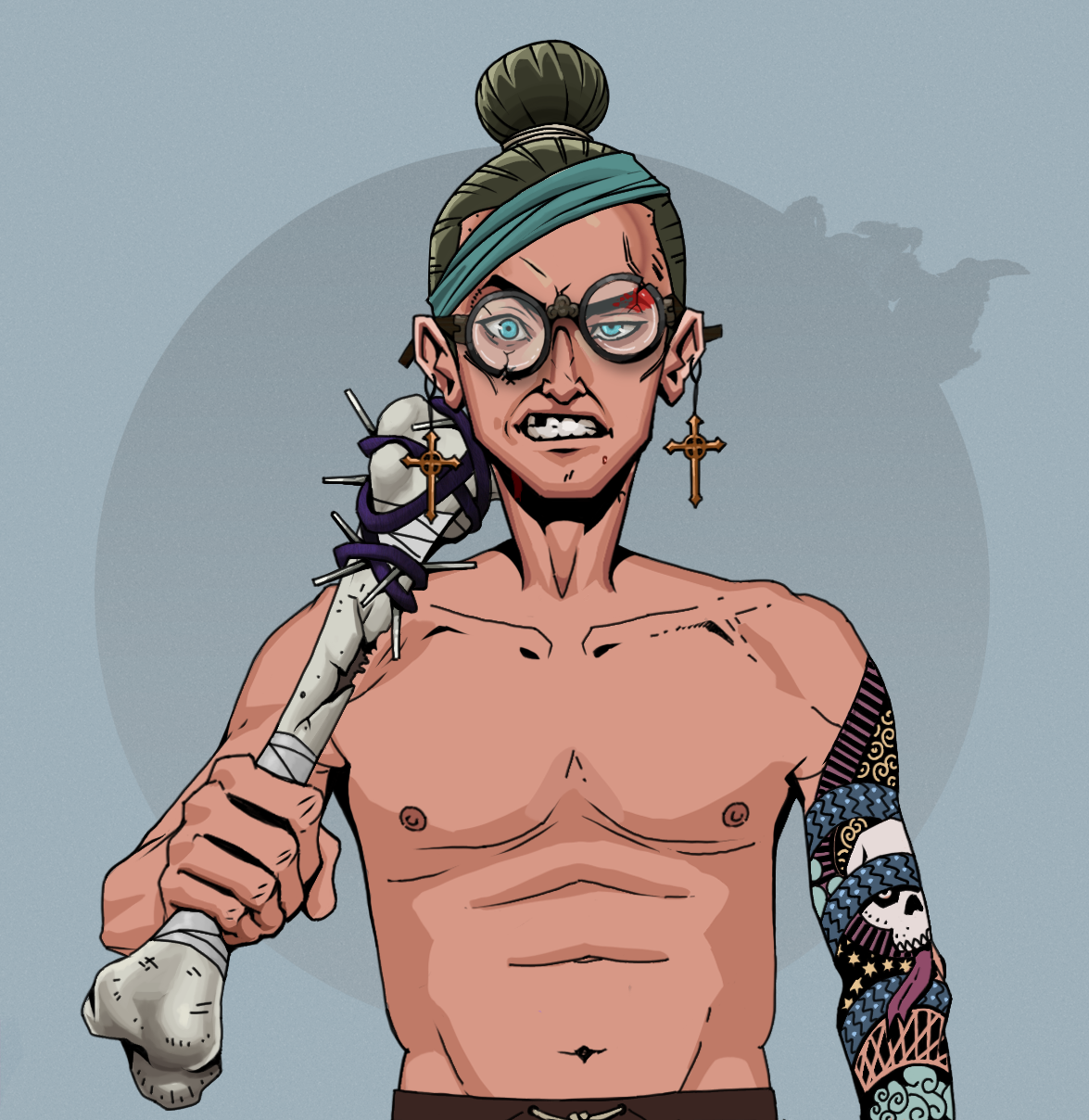 Akuma — Degen Dojo fighter