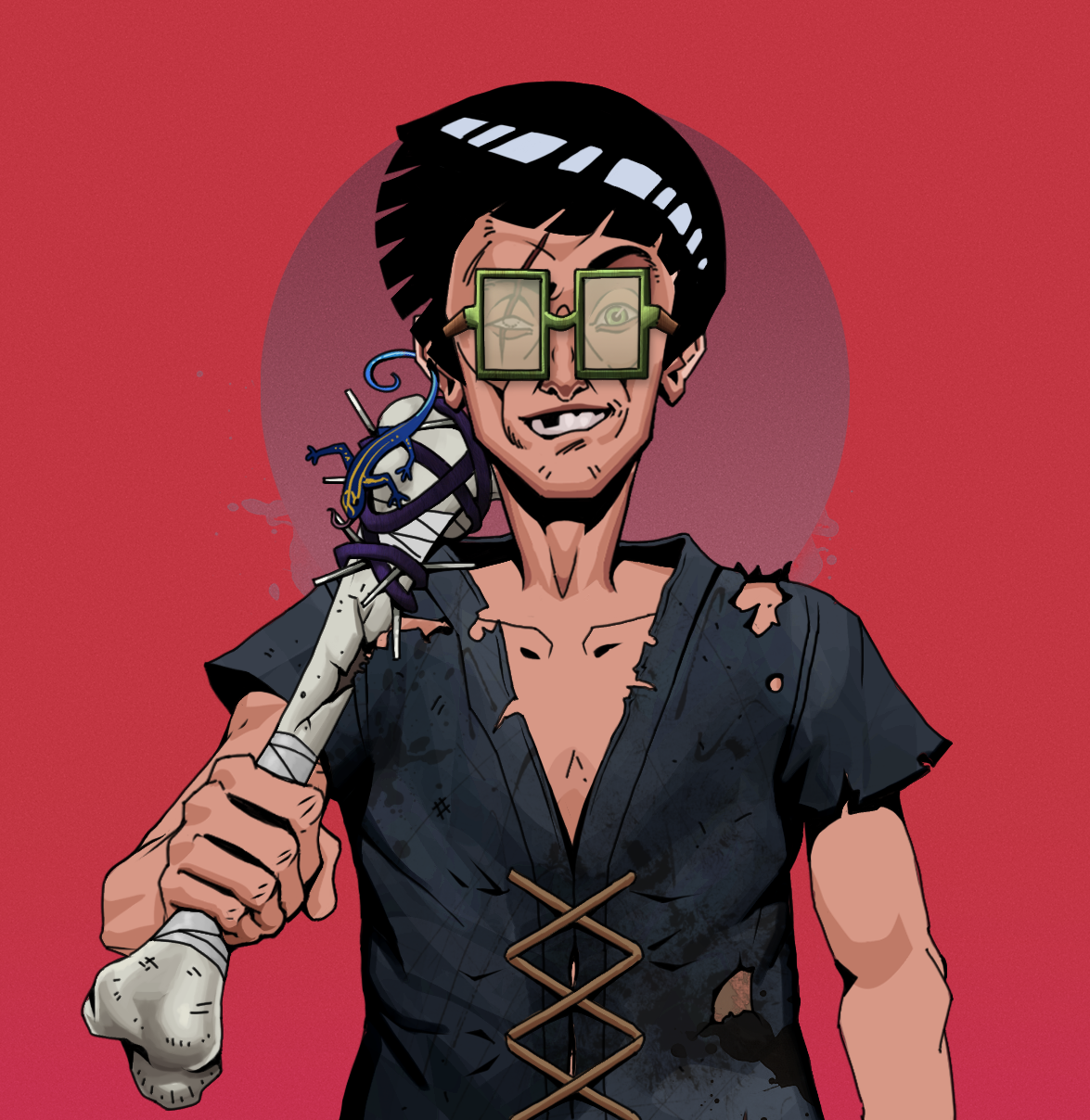 One-Eyed Itsuki — Degen Dojo fighter