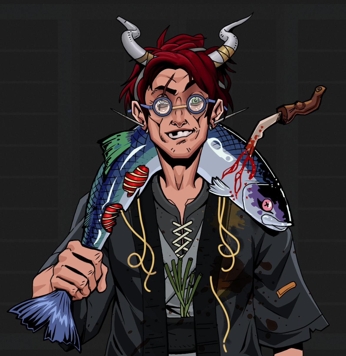 One-Eyed Itsuki — Degen Dojo fighter