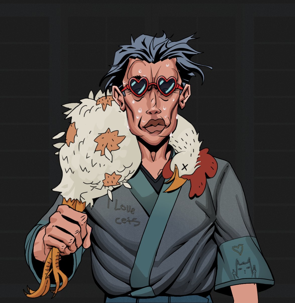 Stresshead Rin — Degen Dojo fighter