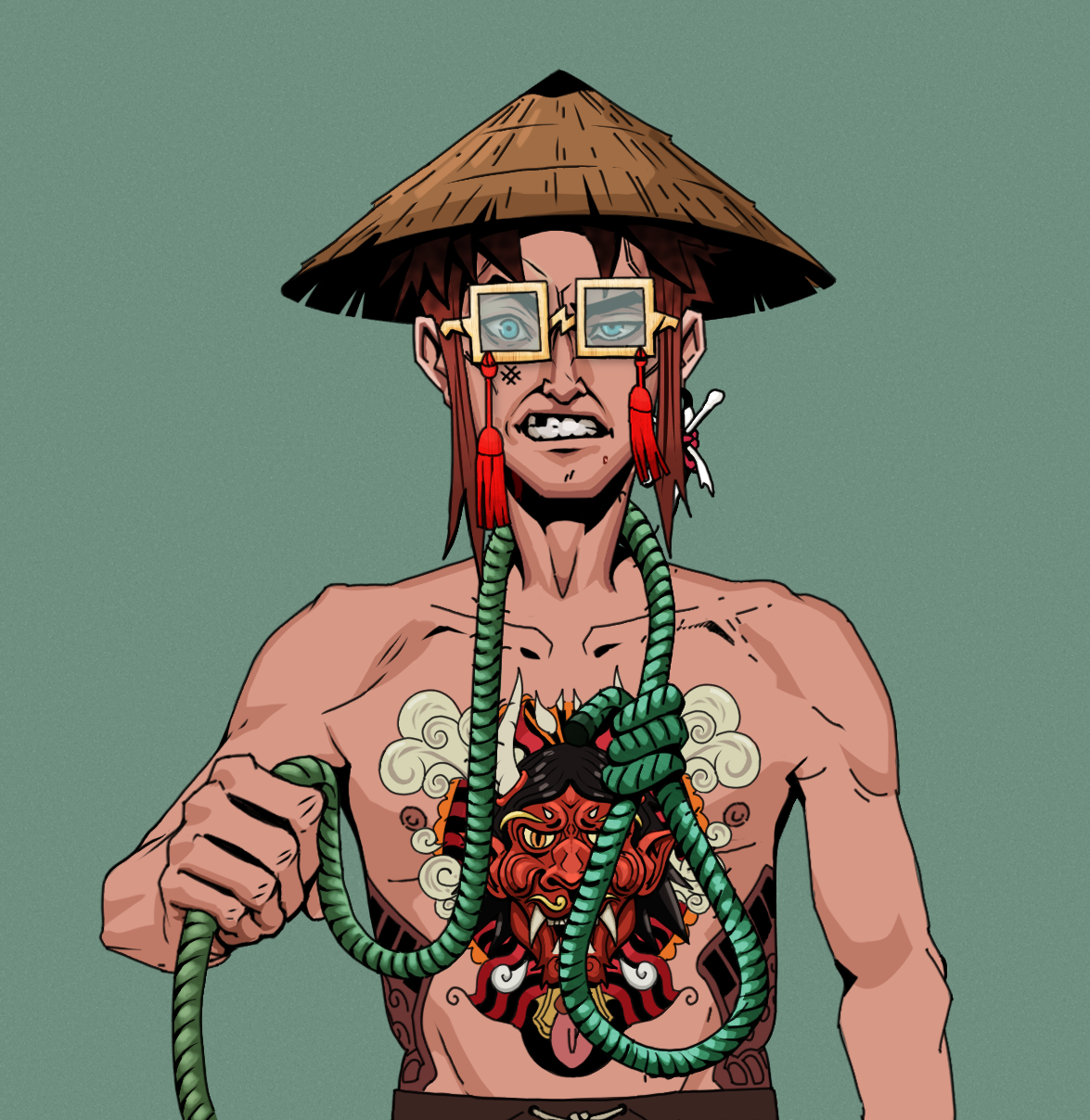 Akuma — Degen Dojo fighter