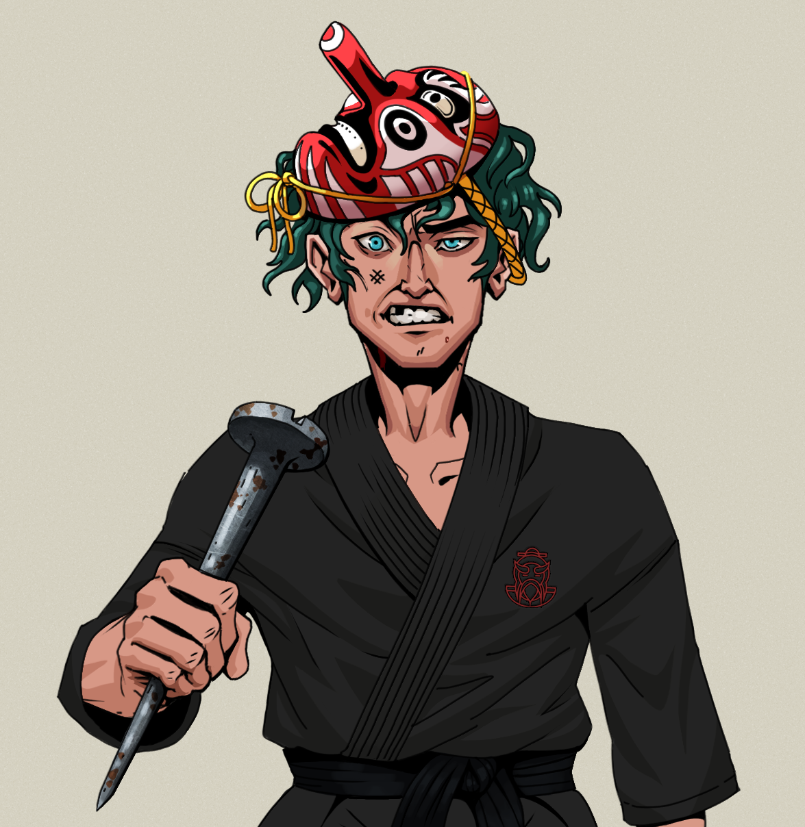 Akuma — Degen Dojo fighter