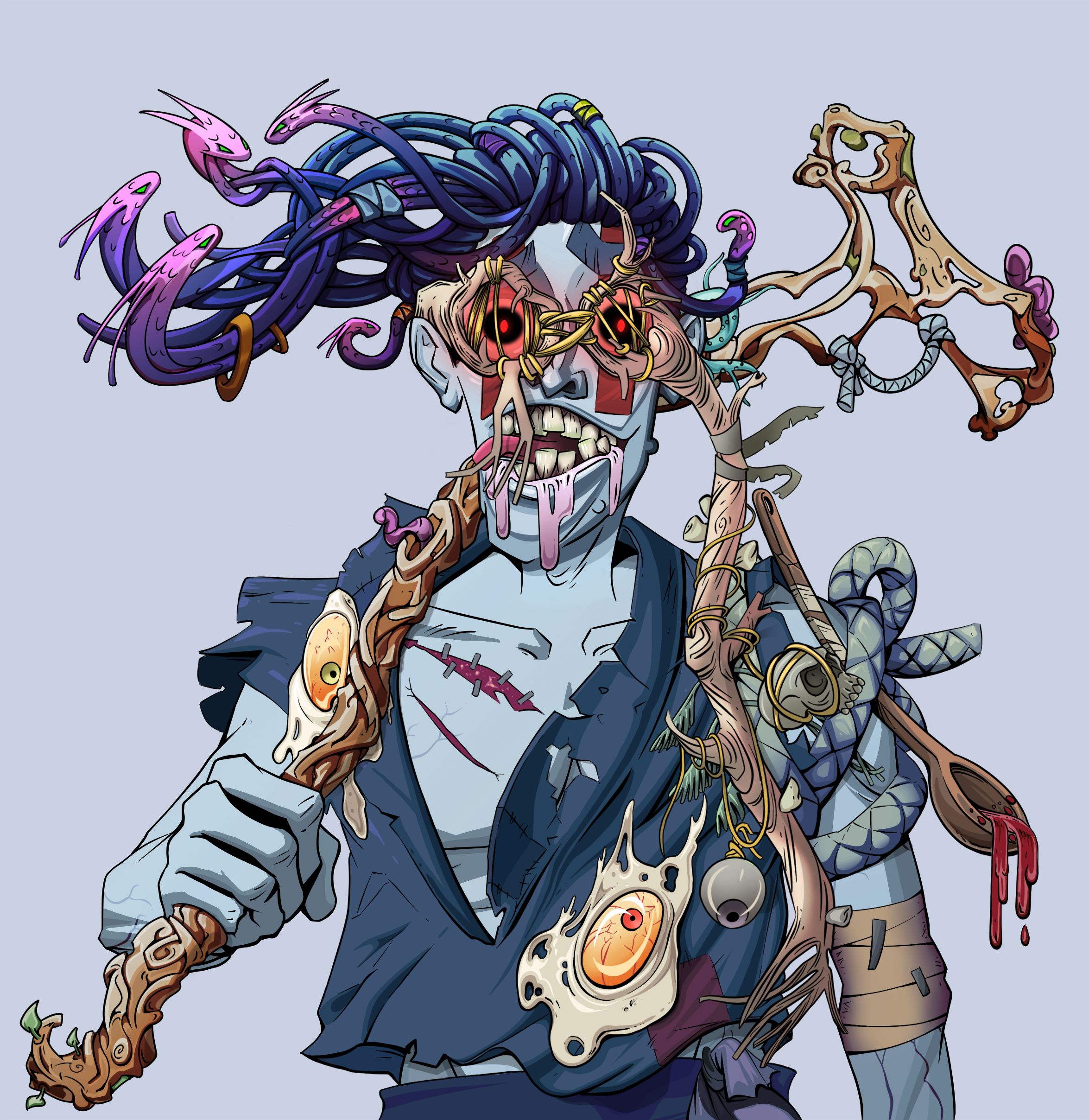 Drooling Azuma — Degen Dojo fighter