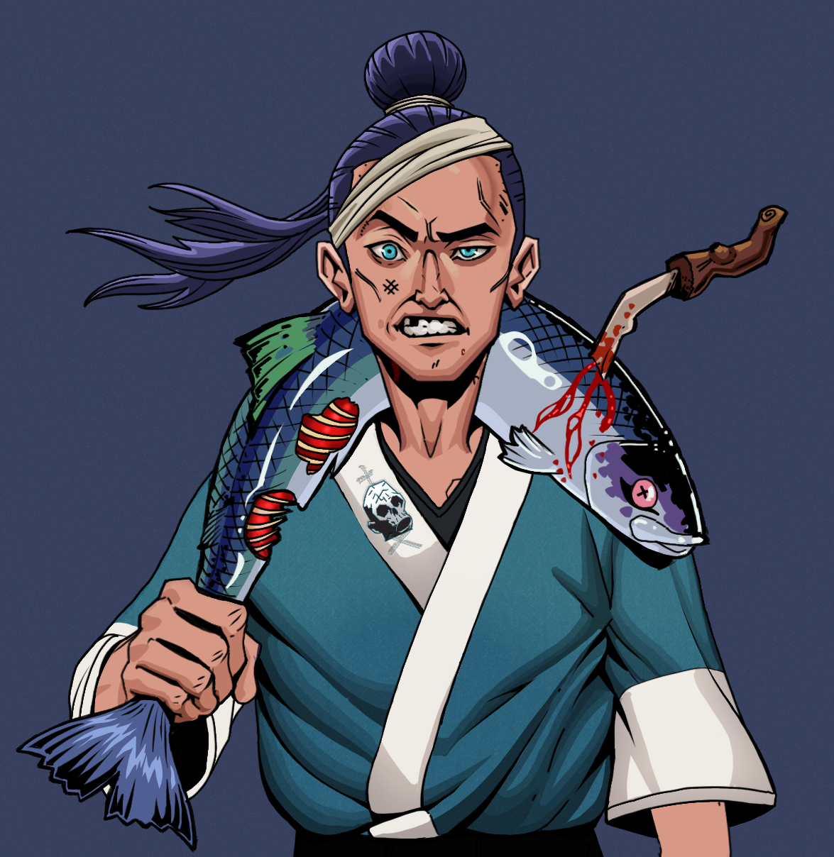 Akuma — Degen Dojo fighter