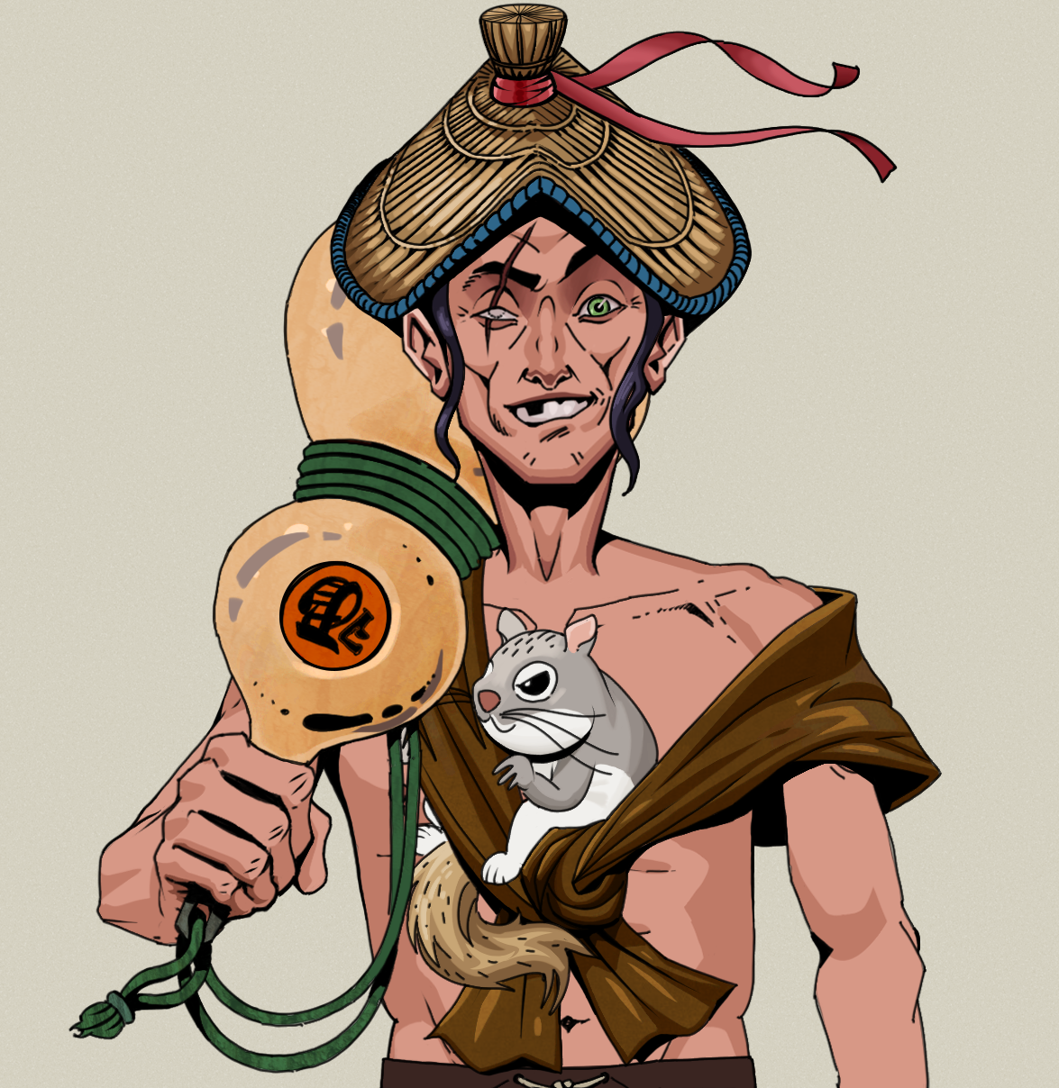 One-Eyed Itsuki — Degen Dojo fighter