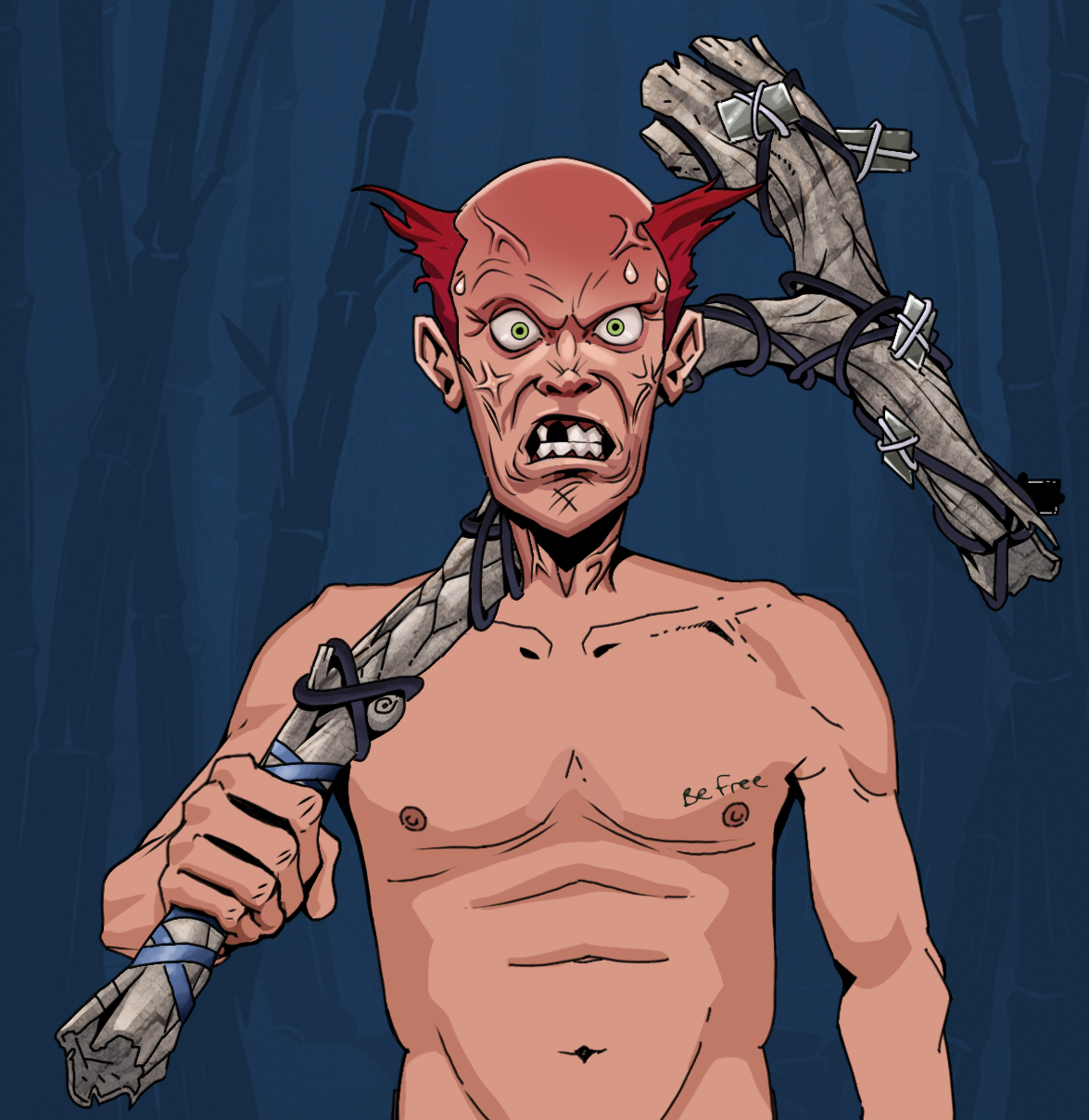 Angry Ikari — Degen Dojo fighter
