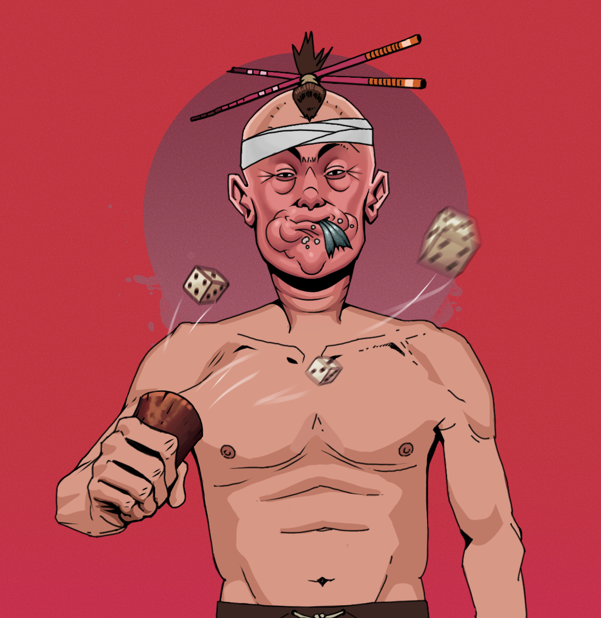 Fatty Bobsticks — Degen Dojo fighter