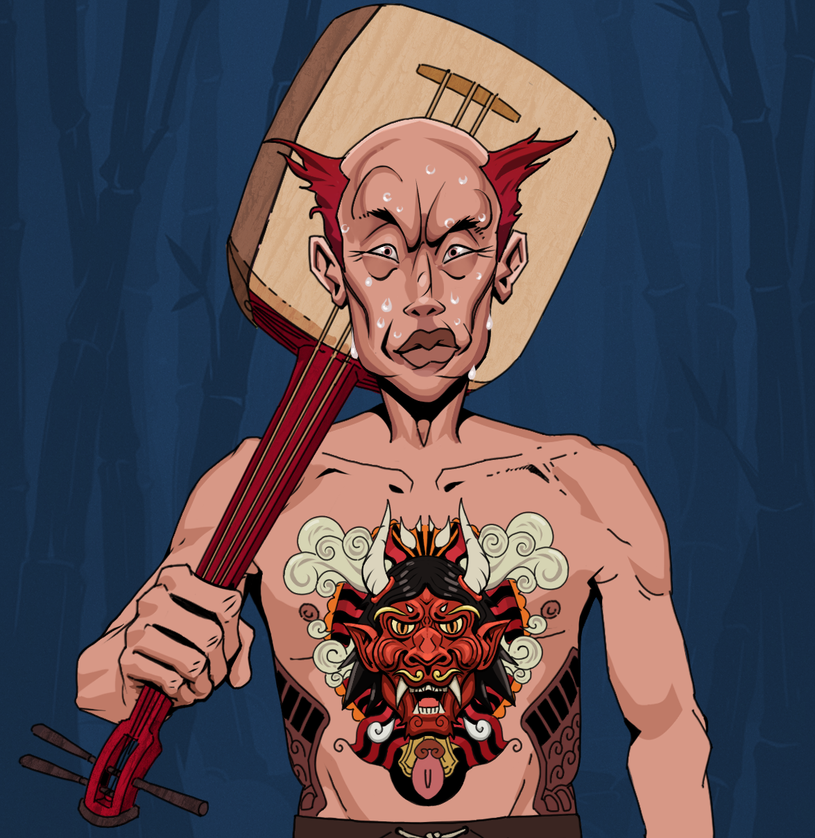 Stresshead Rin — Degen Dojo fighter