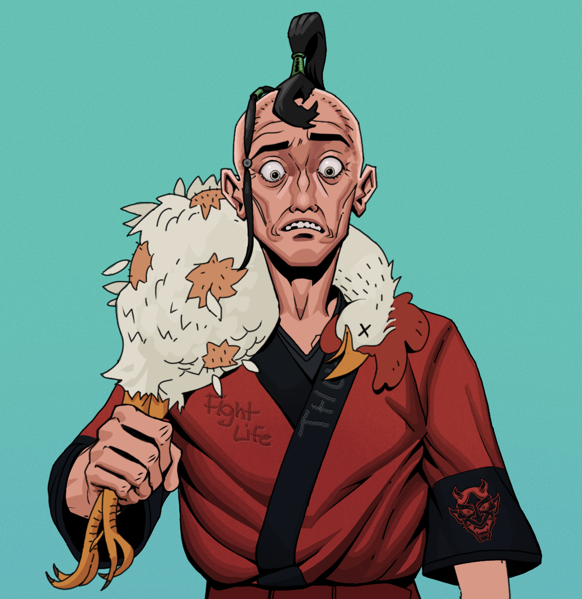Shitless Botan — Degen Dojo fighter