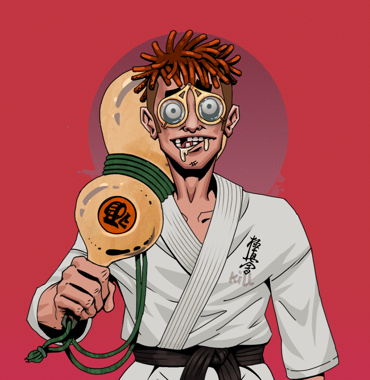 Drooling Azuma — Degen Dojo fighter