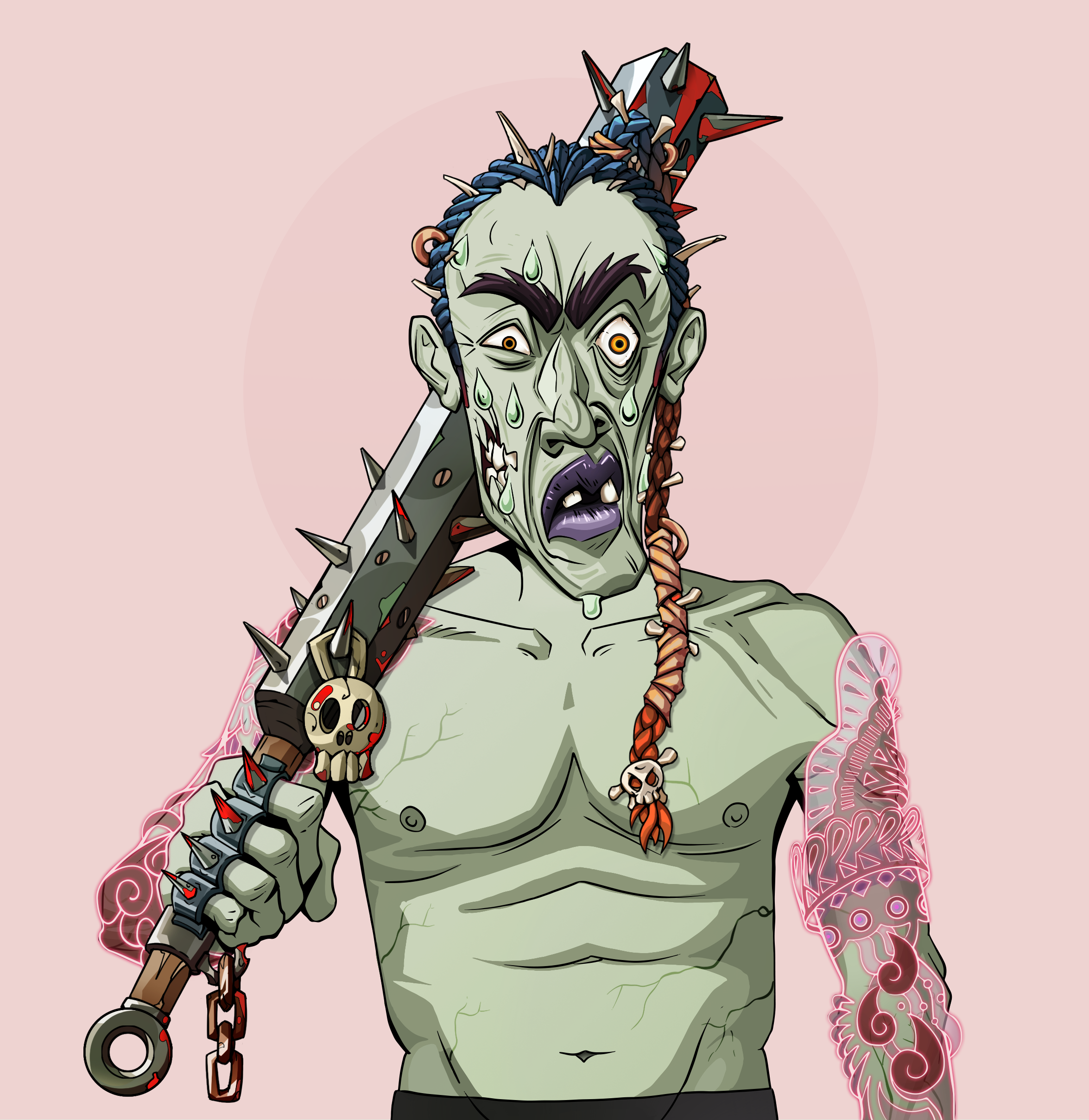 Stresshead Rin — Degen Dojo fighter