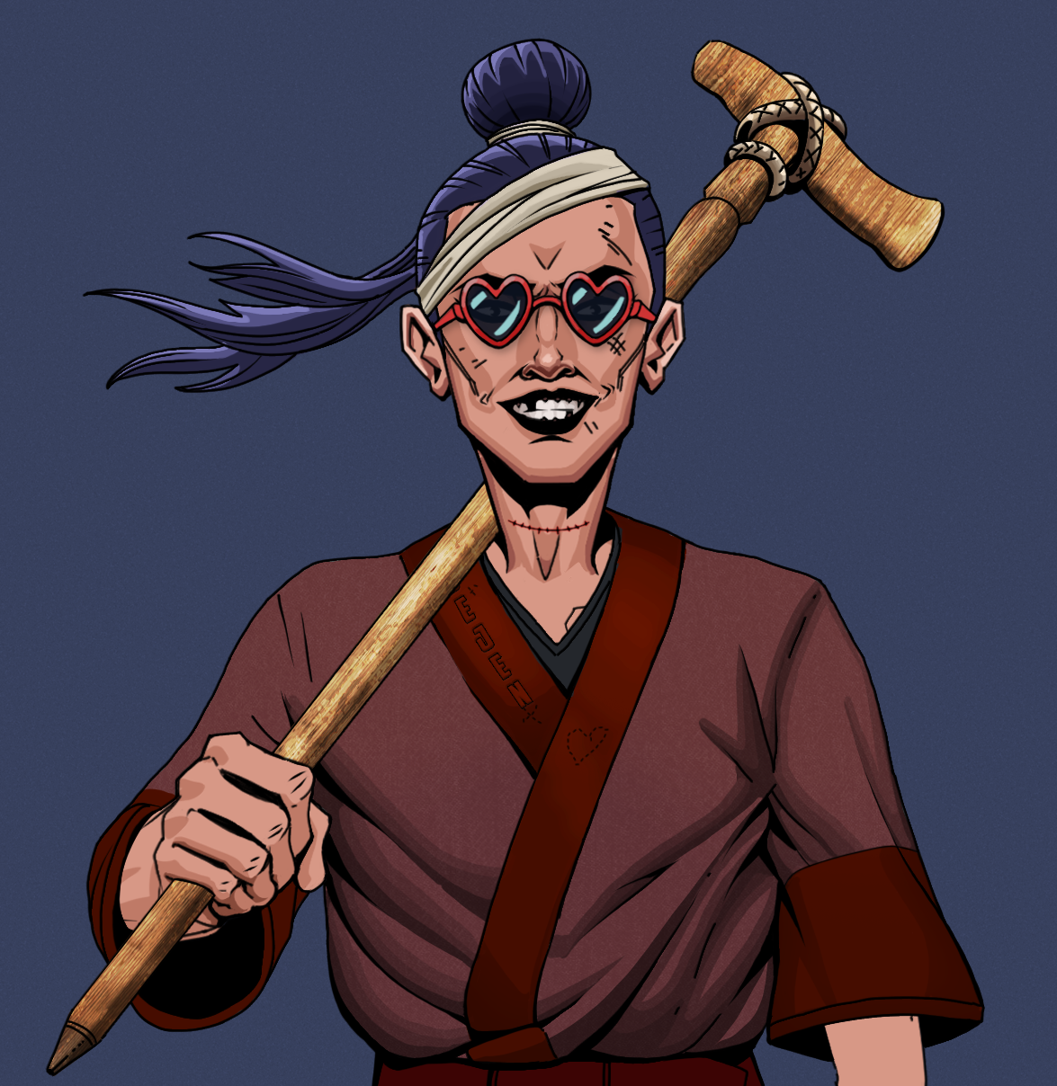 Junichiro Reborn — Degen Dojo fighter