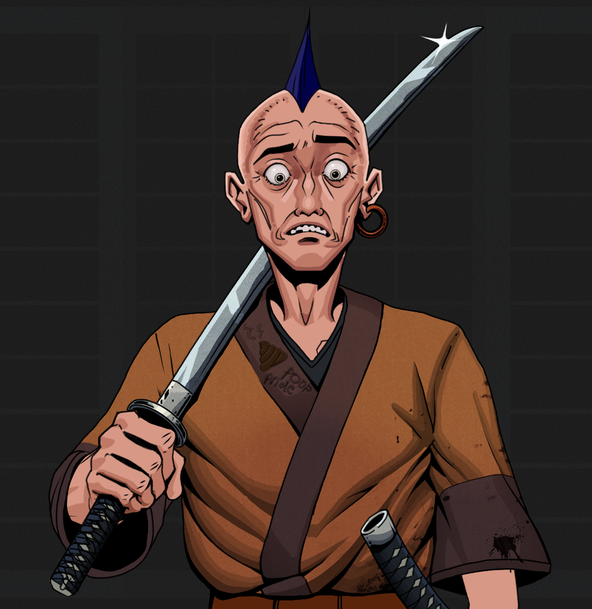Shitless Botan — Degen Dojo fighter
