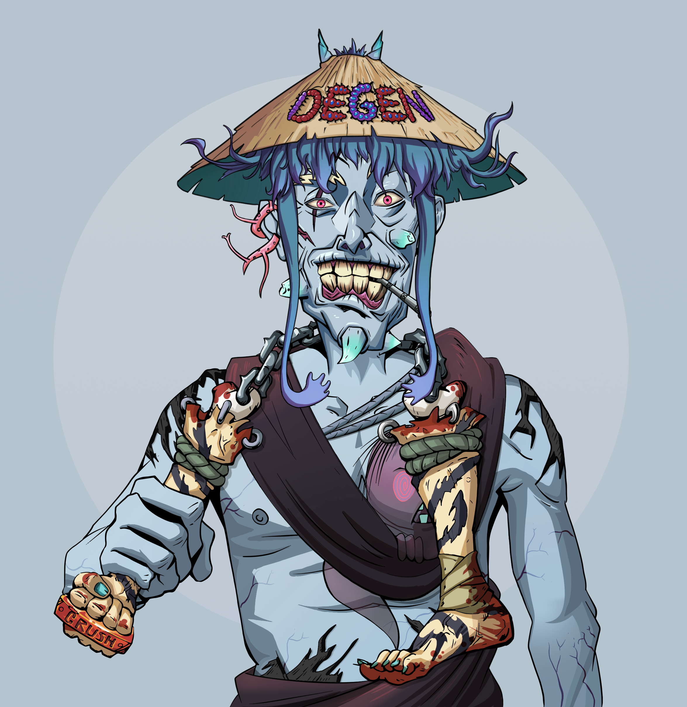 One-Eyed Itsuki — Degen Dojo fighter
