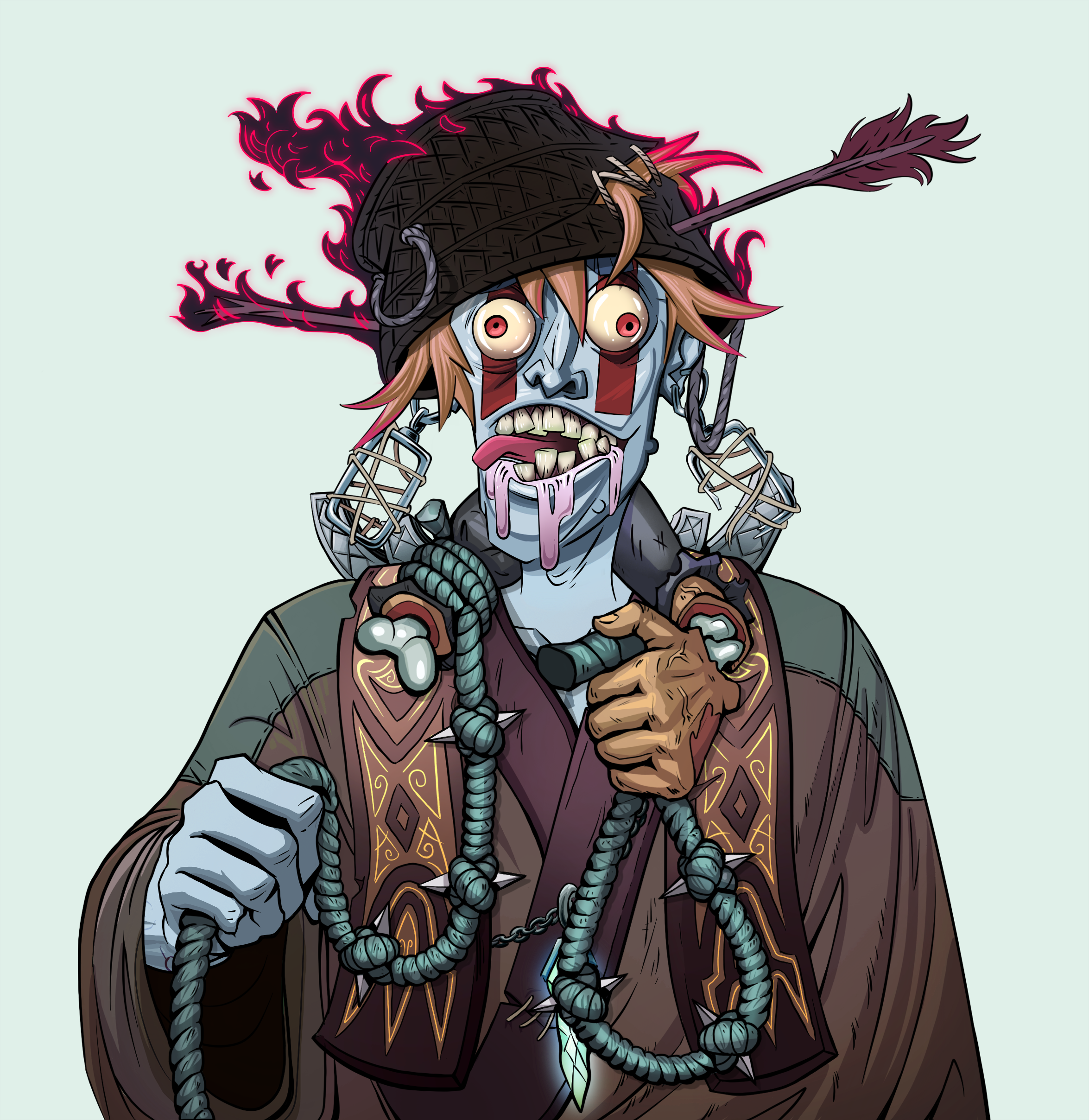Drooling Azuma — Degen Dojo fighter