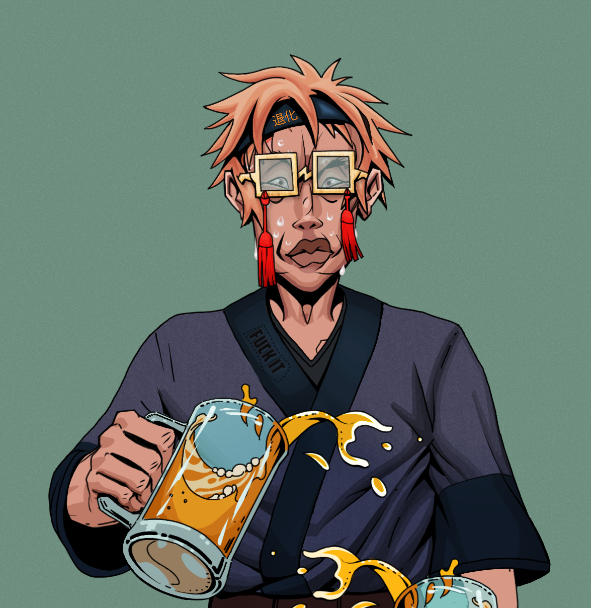 Stresshead Rin — Degen Dojo fighter