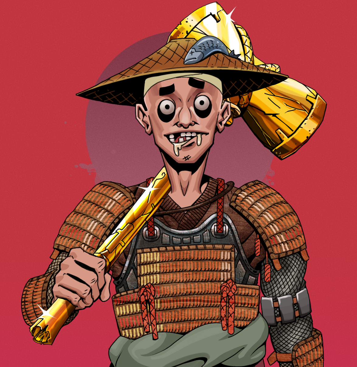 Drooling Azuma — Degen Dojo fighter