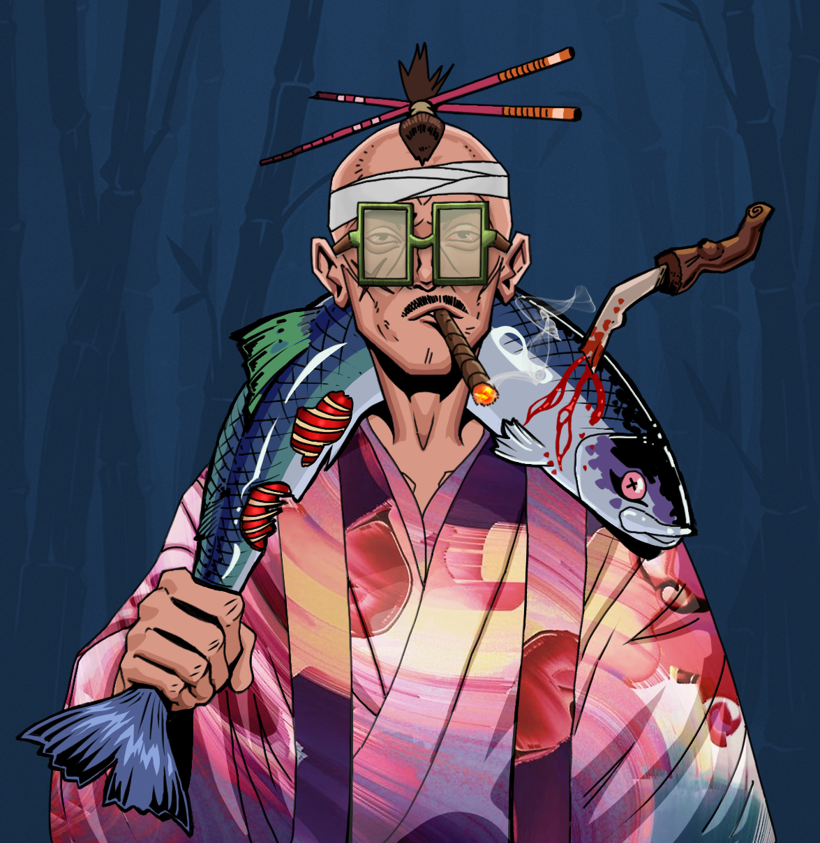 Raikou The Stoner — Degen Dojo fighter