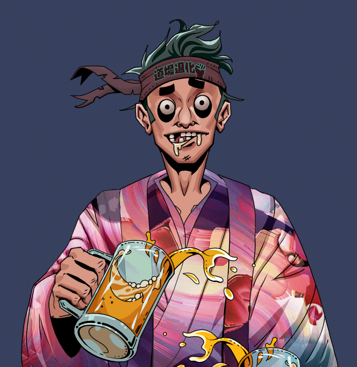 Drooling Azuma — Degen Dojo fighter