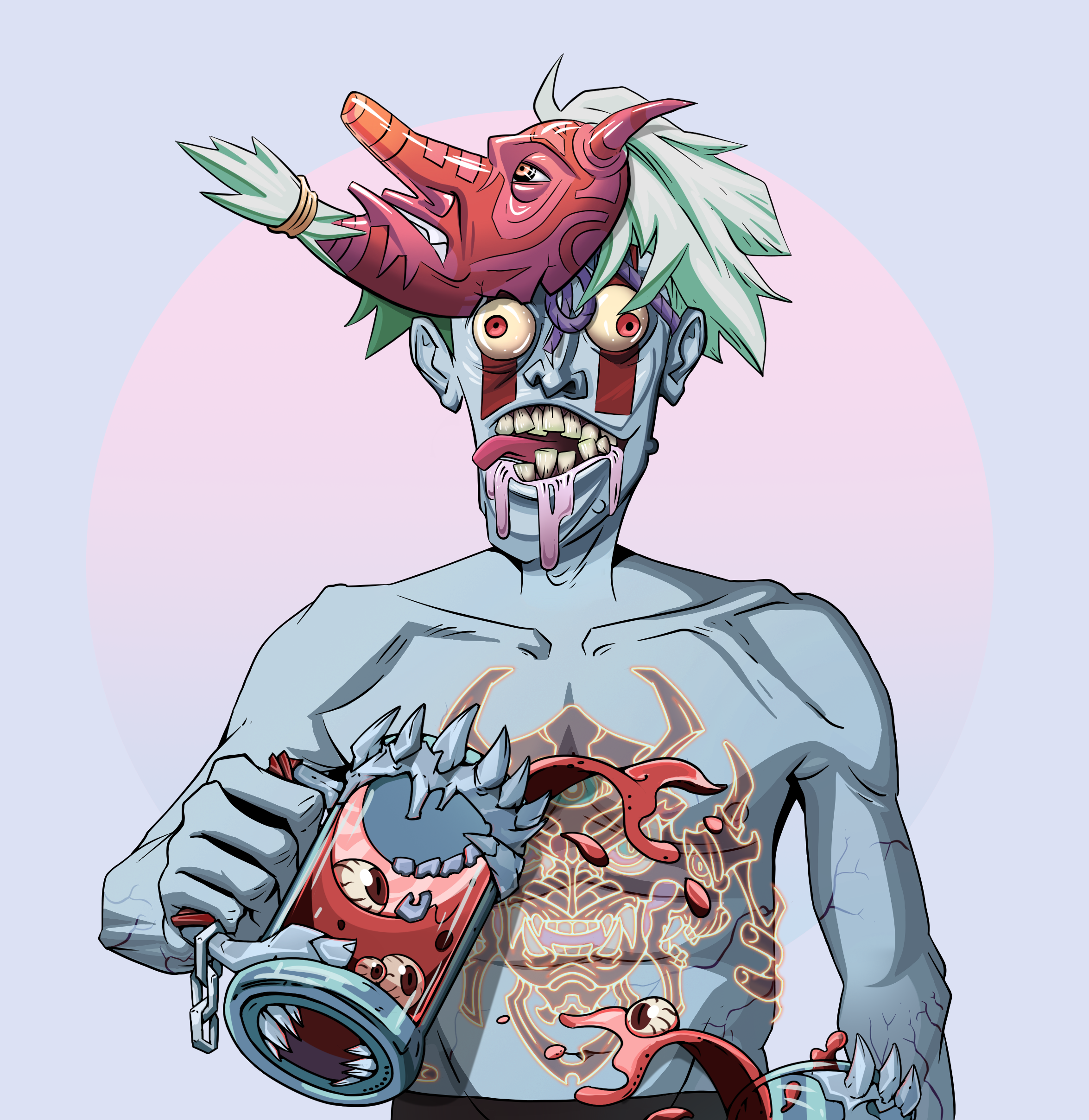 Drooling Azuma — Degen Dojo fighter