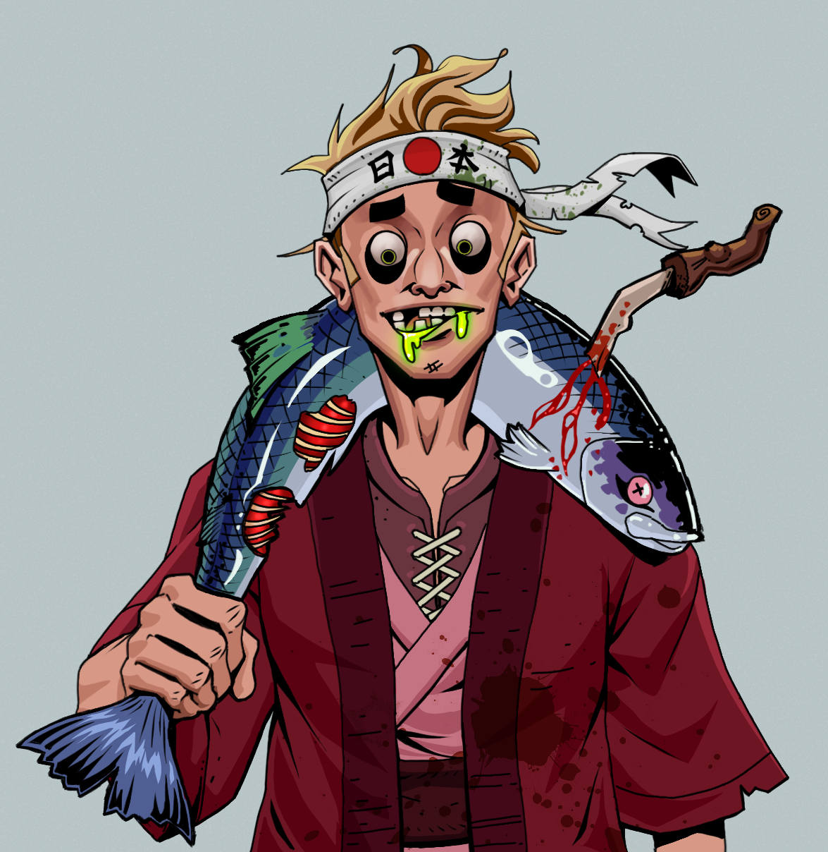 Toxic Azuma — Degen Dojo fighter
