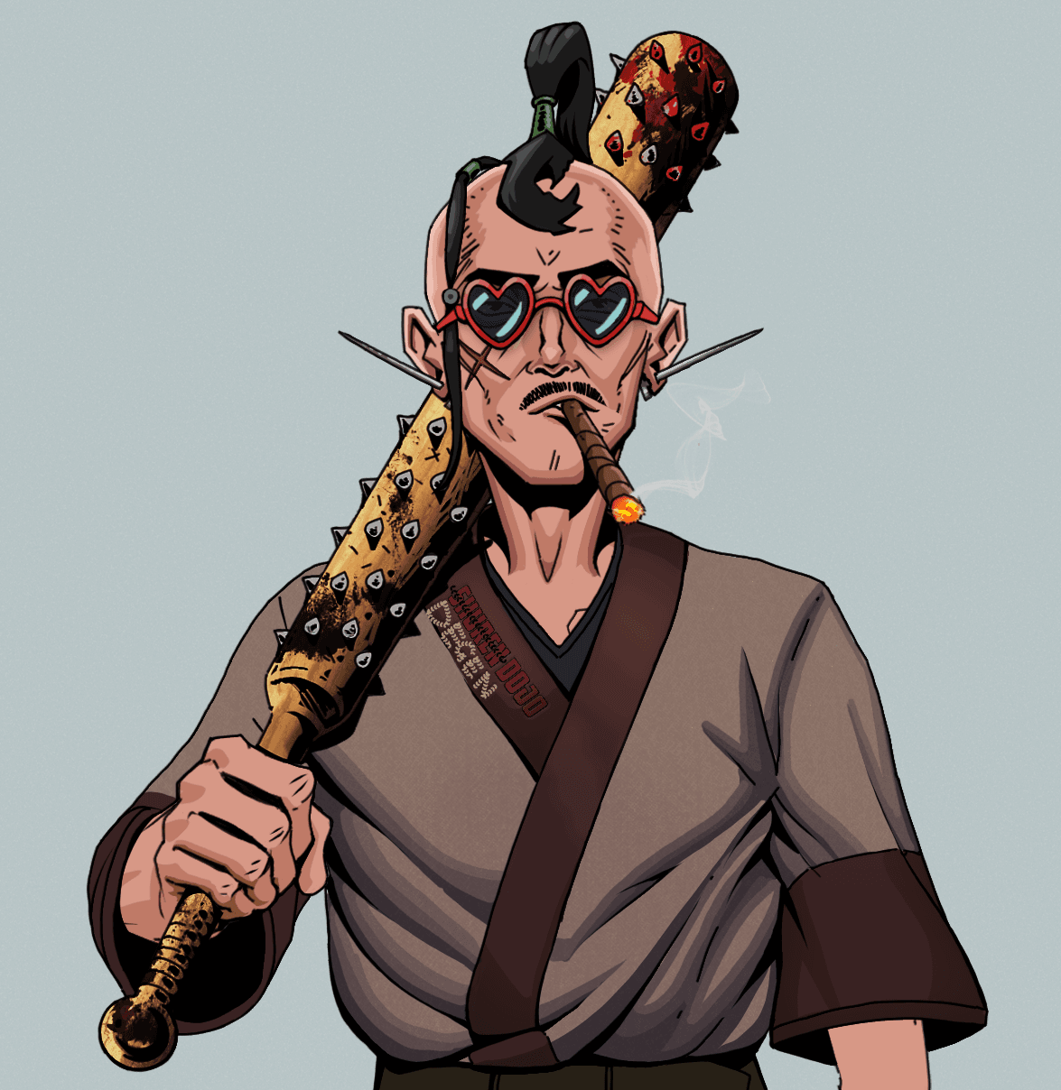 Raikou The Stoner — Degen Dojo fighter
