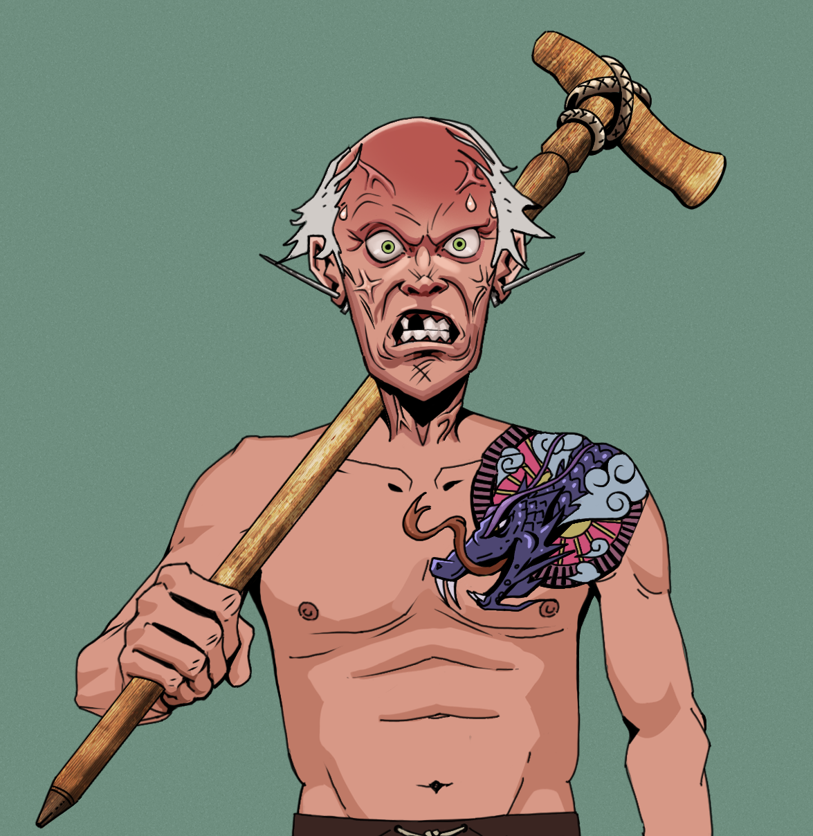Angry Ikari — Degen Dojo fighter