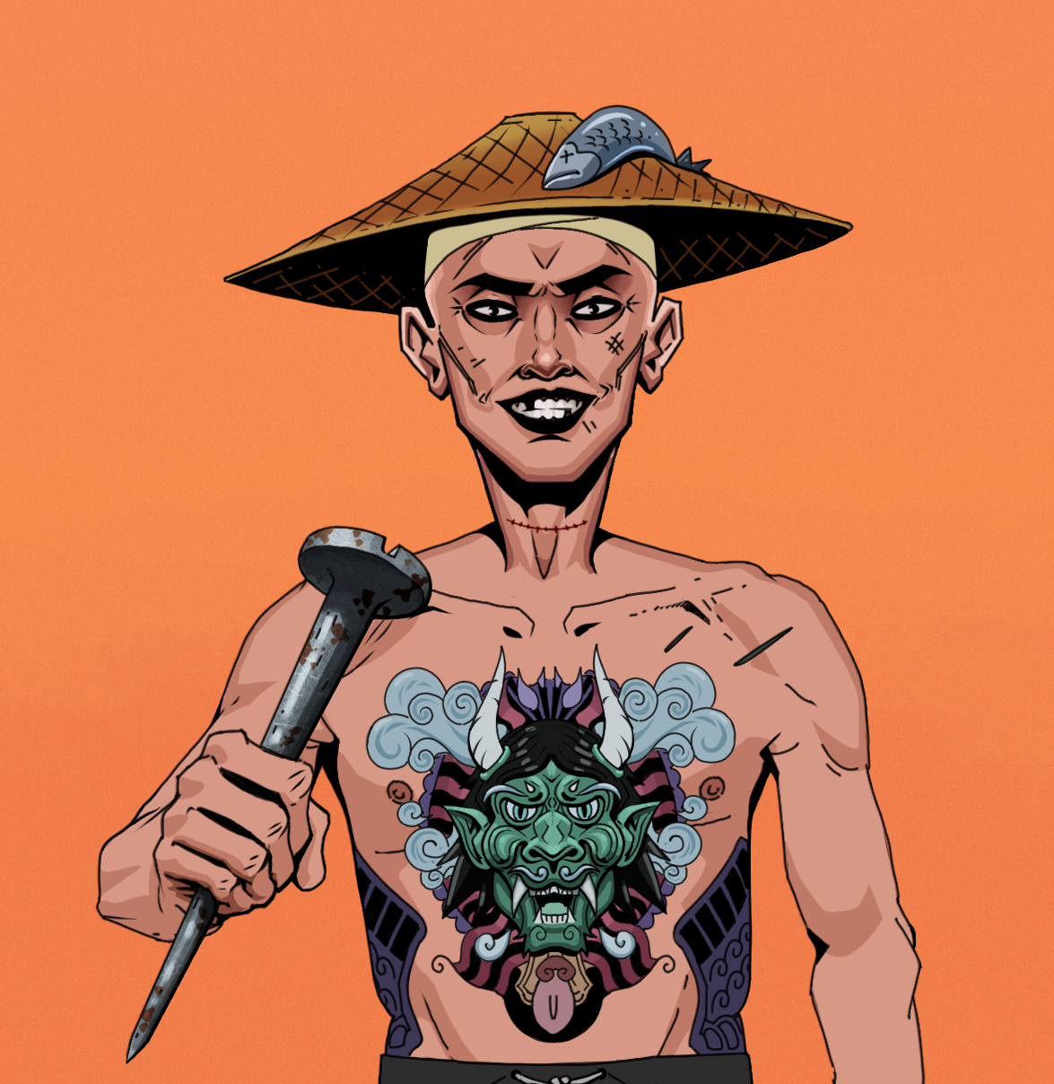 Junichiro Reborn — Degen Dojo fighter