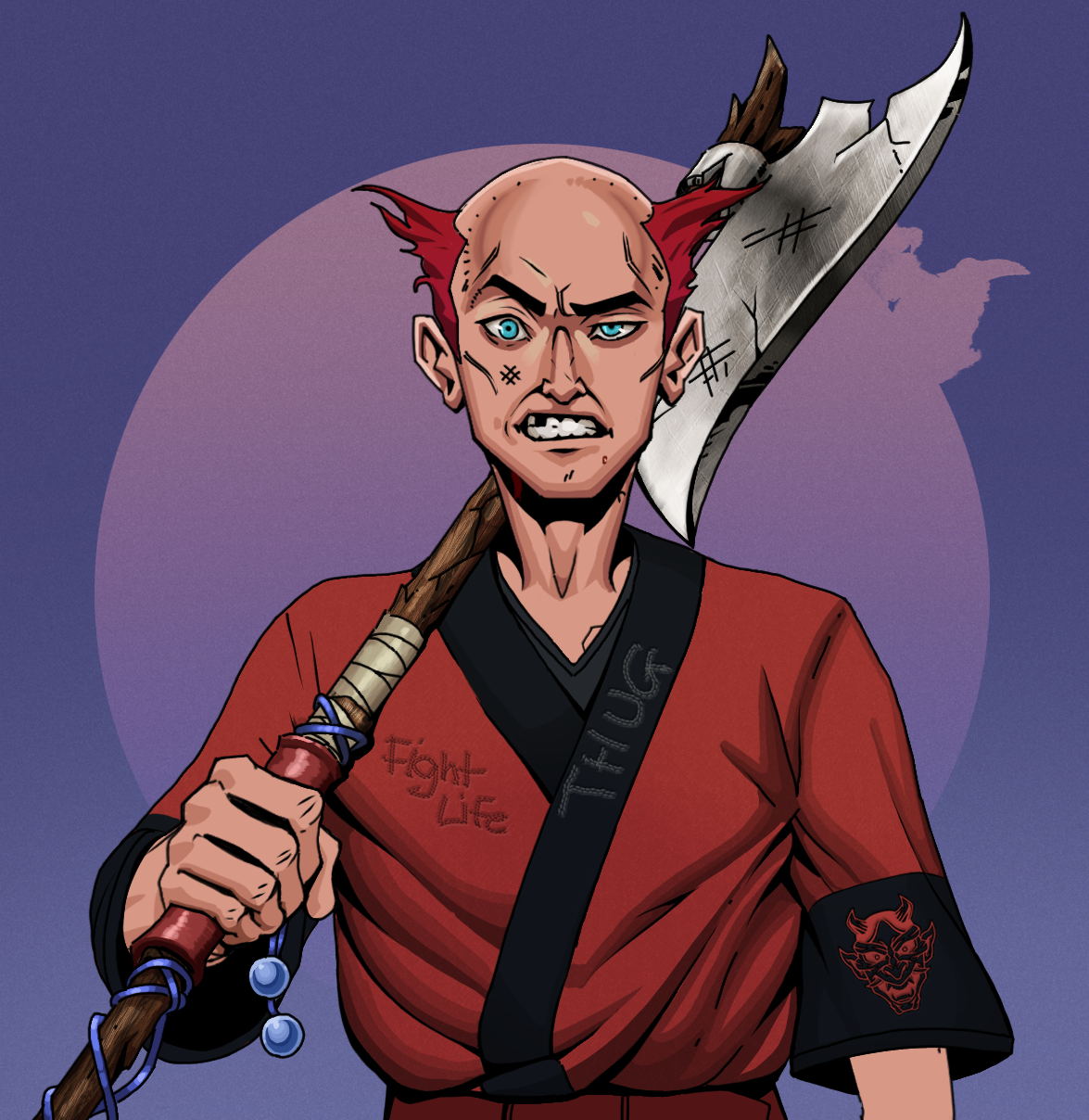 Akuma — Degen Dojo fighter