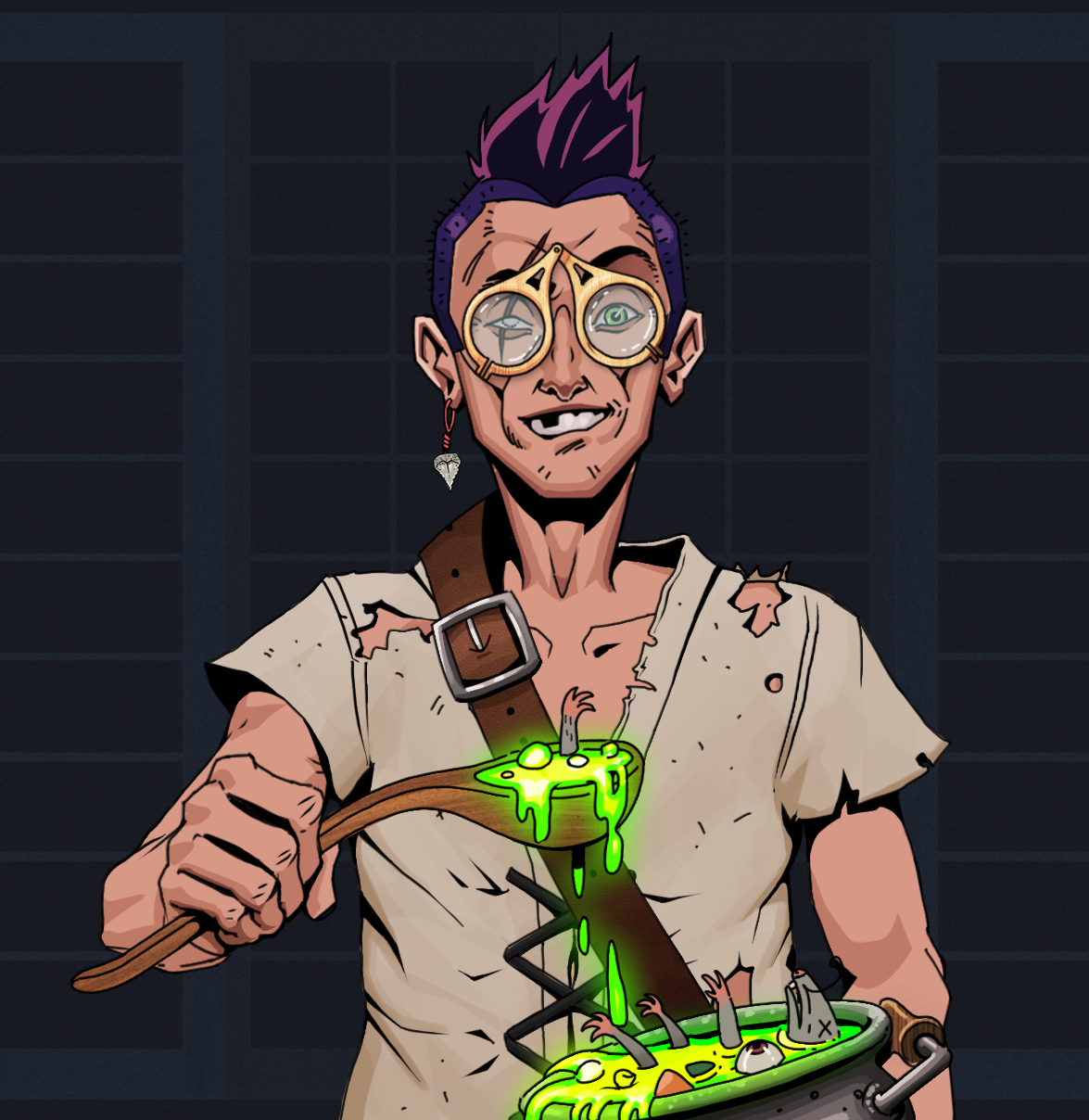 One-Eyed Itsuki — Degen Dojo fighter