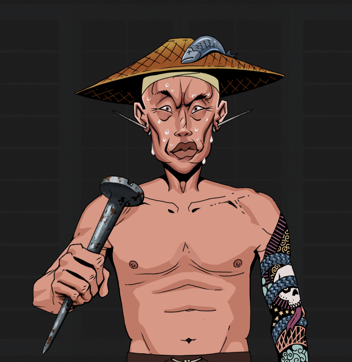 Stresshead Rin — Degen Dojo fighter