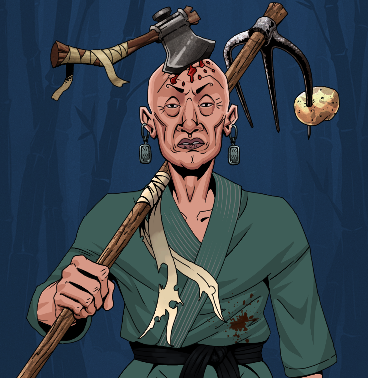Goro — Degen Dojo fighter