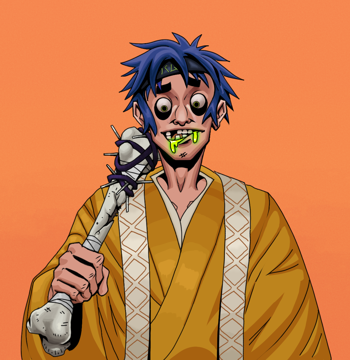 Toxic Azuma — Degen Dojo fighter