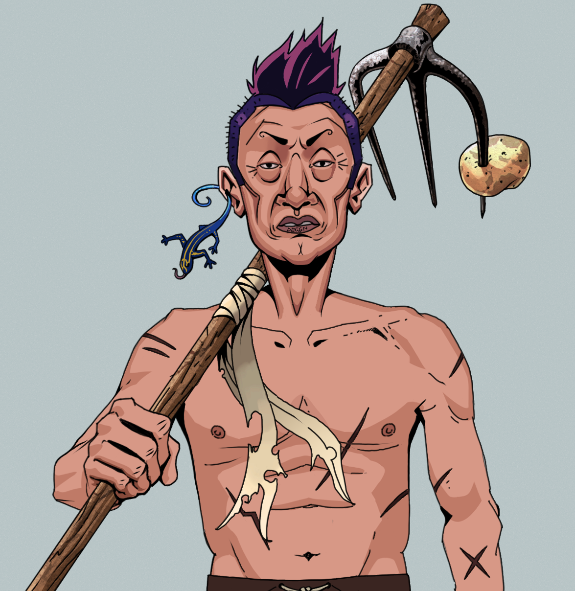Goro — Degen Dojo fighter