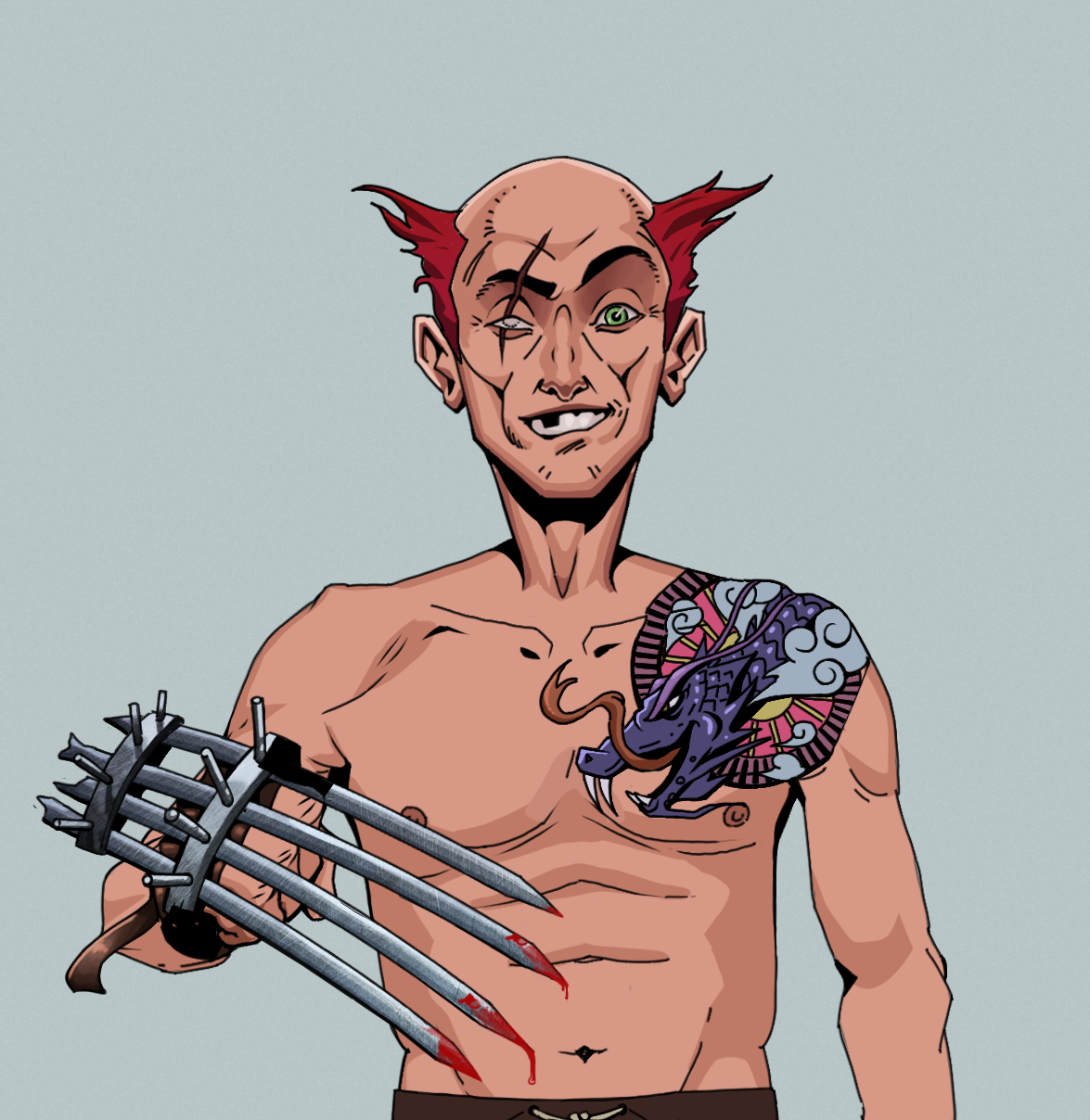 One-Eyed Itsuki — Degen Dojo fighter